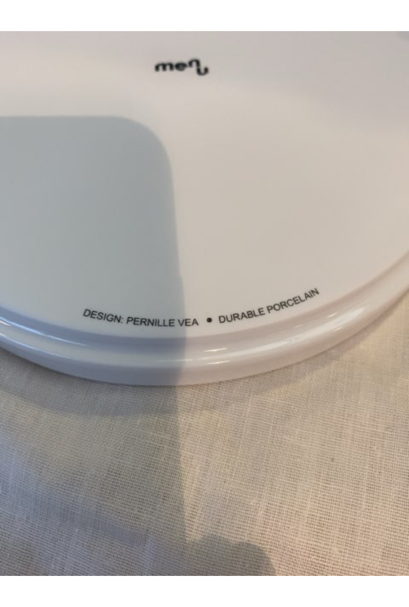 Menu tallerken