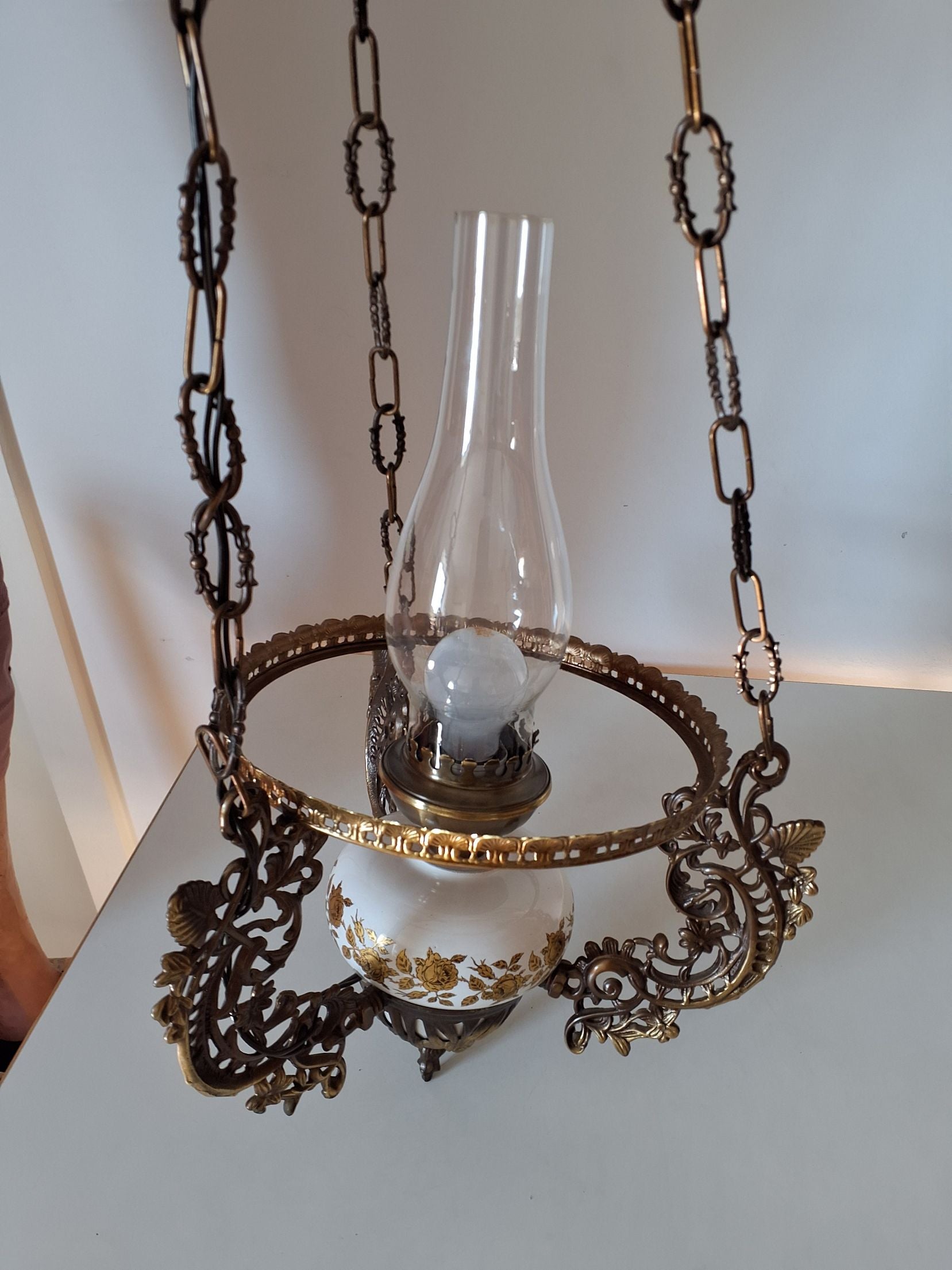 Loftlampe.