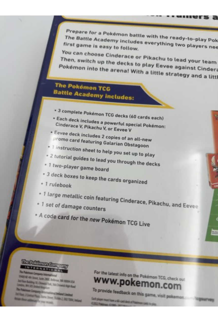 Pokémon battle academy