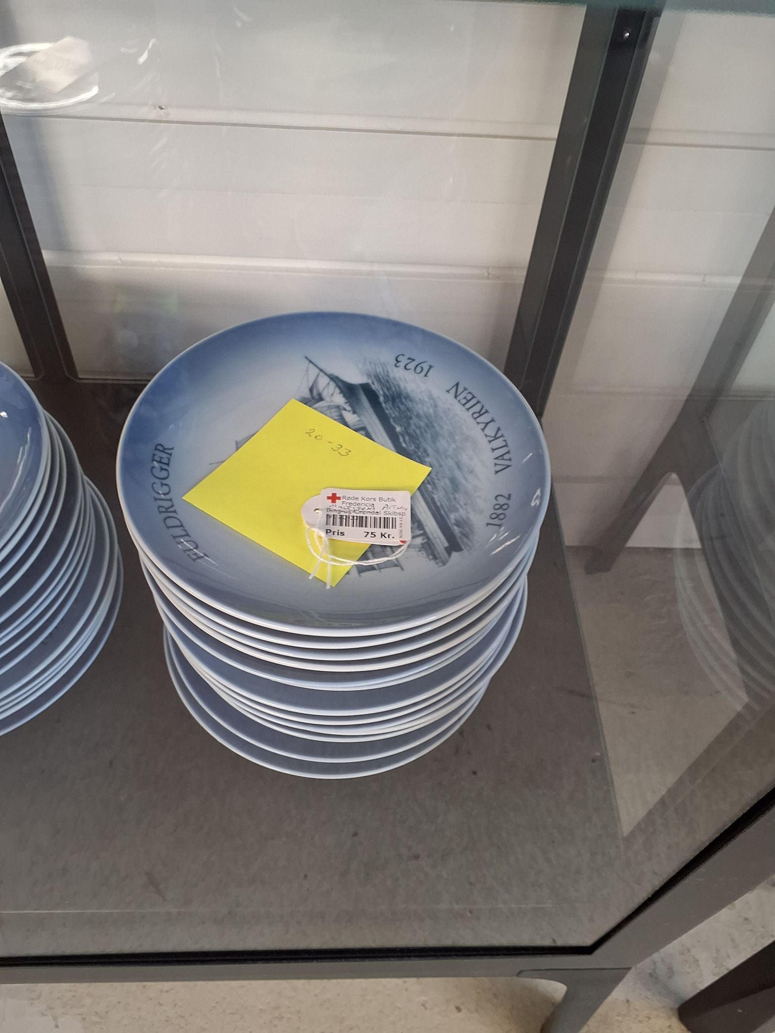 Diverse Skibsplatter fra Midtgaard Art Wares