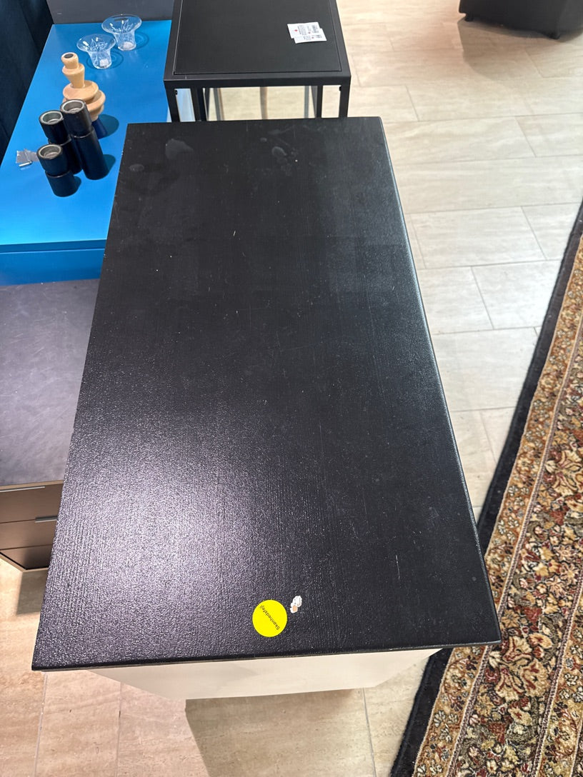Reol sort m. 6 skuffer