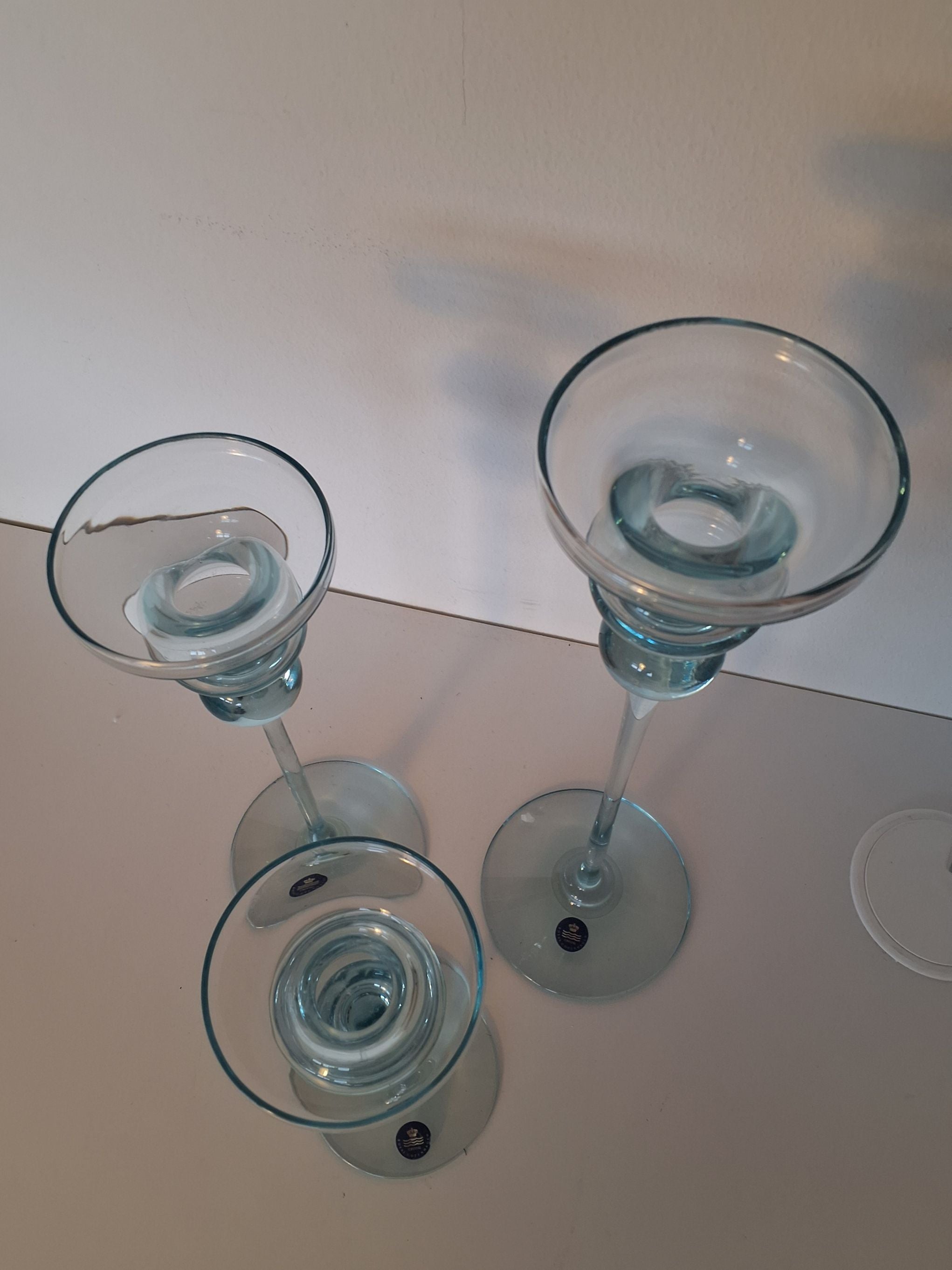 3 Holmegaard lysestager