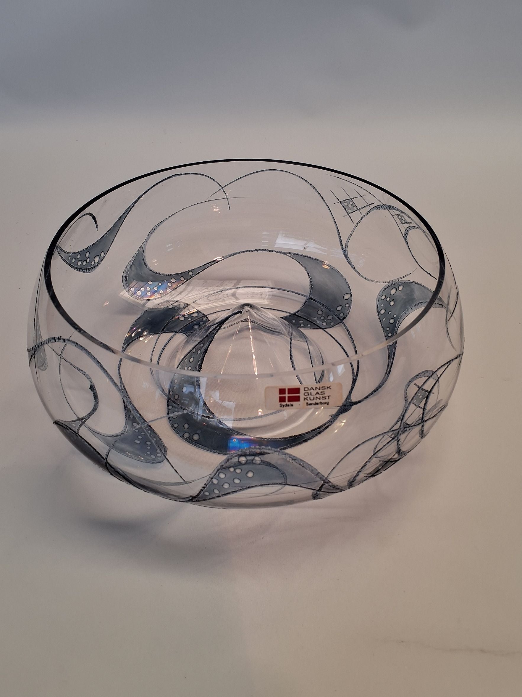 Dansk Glas Kunst Glasskål