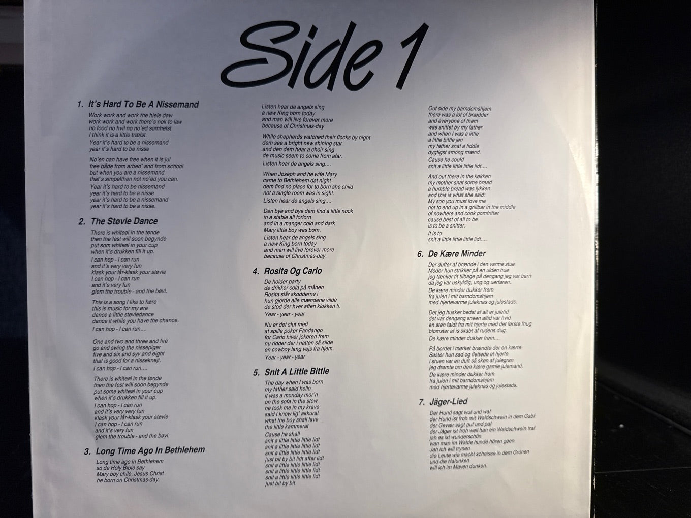 LP - De Nattergale - Songs from the Julekalender
