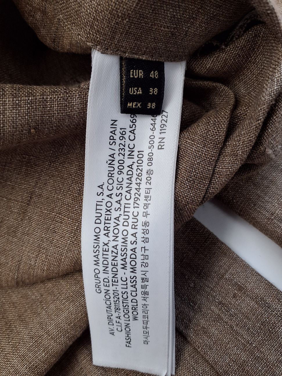 Massimo Dutti Hør Blazer