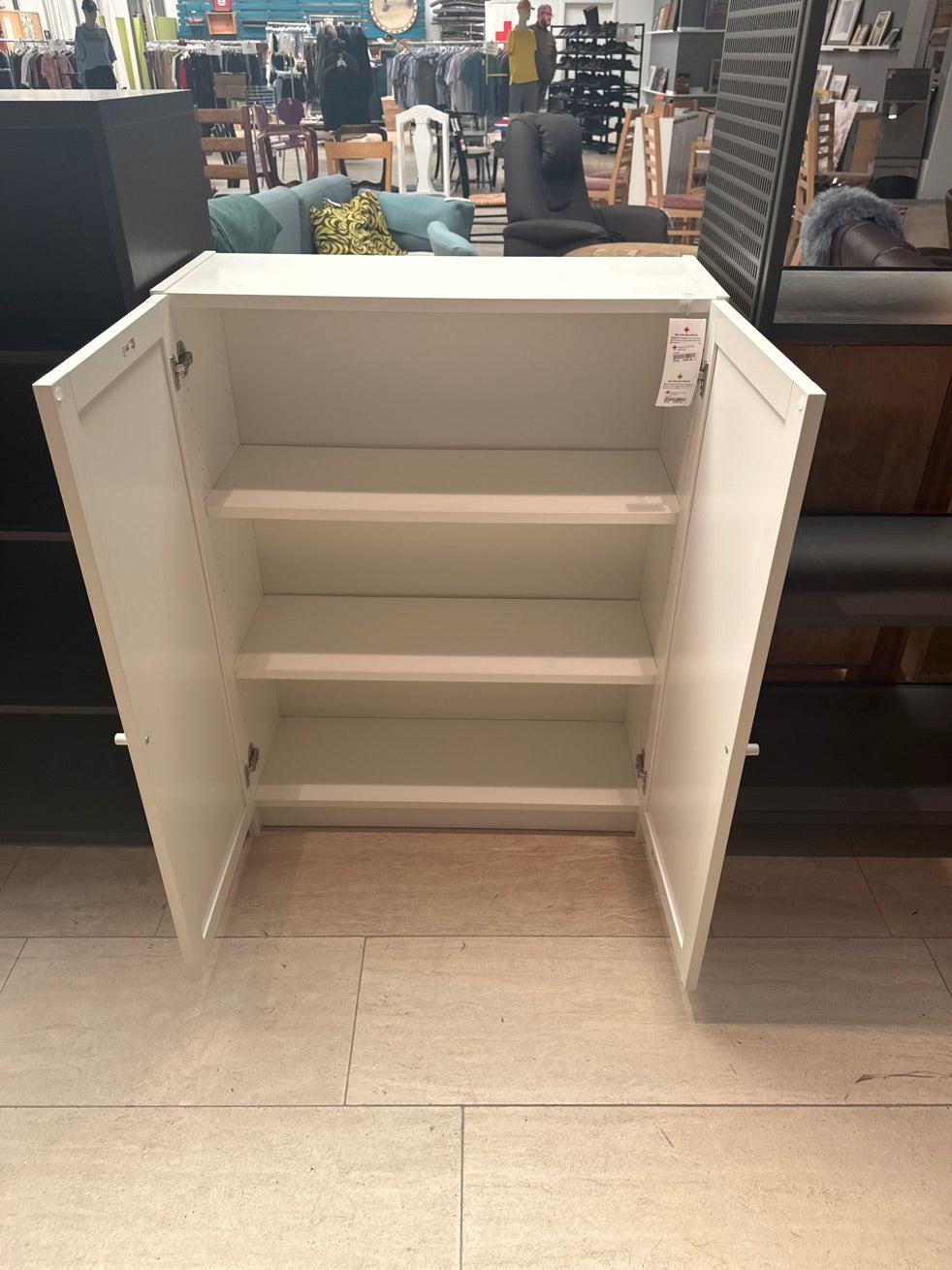 Kommode skab i hvid "IKEA"