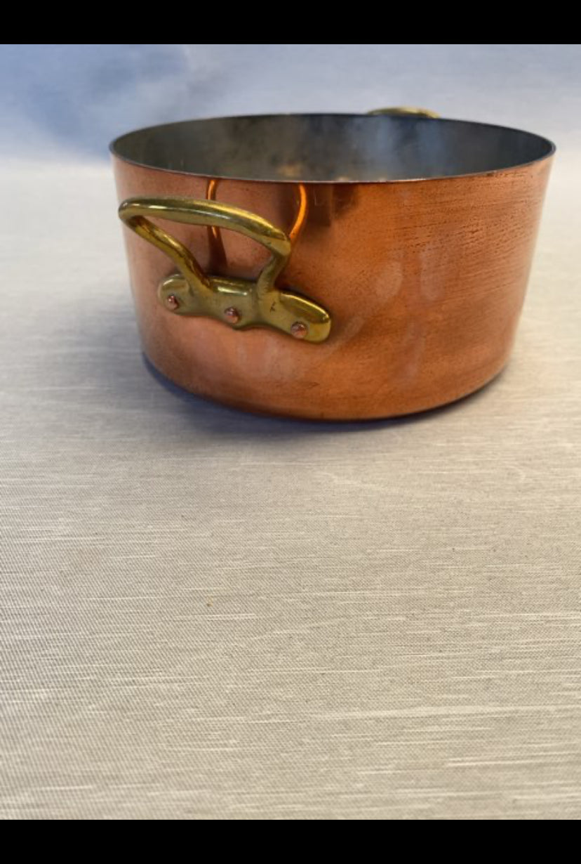 Kobber kasserolle uden låg