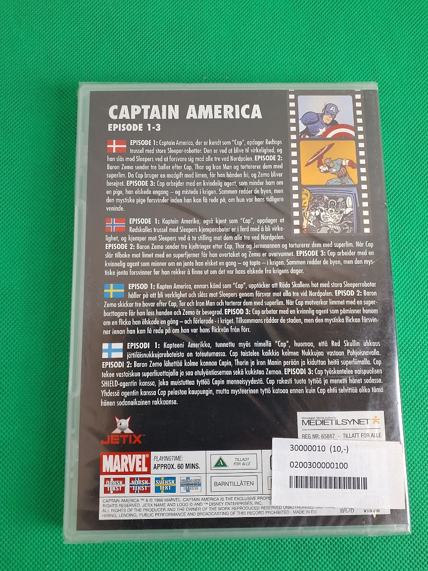 Dvd Captain America (Vol.1-4)