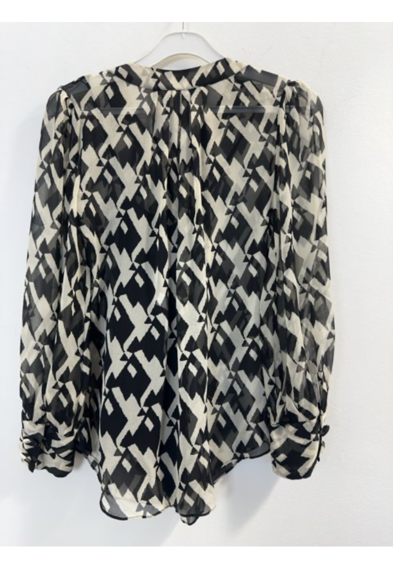 Diane von Fürstenberg silkeskjorte (B147)