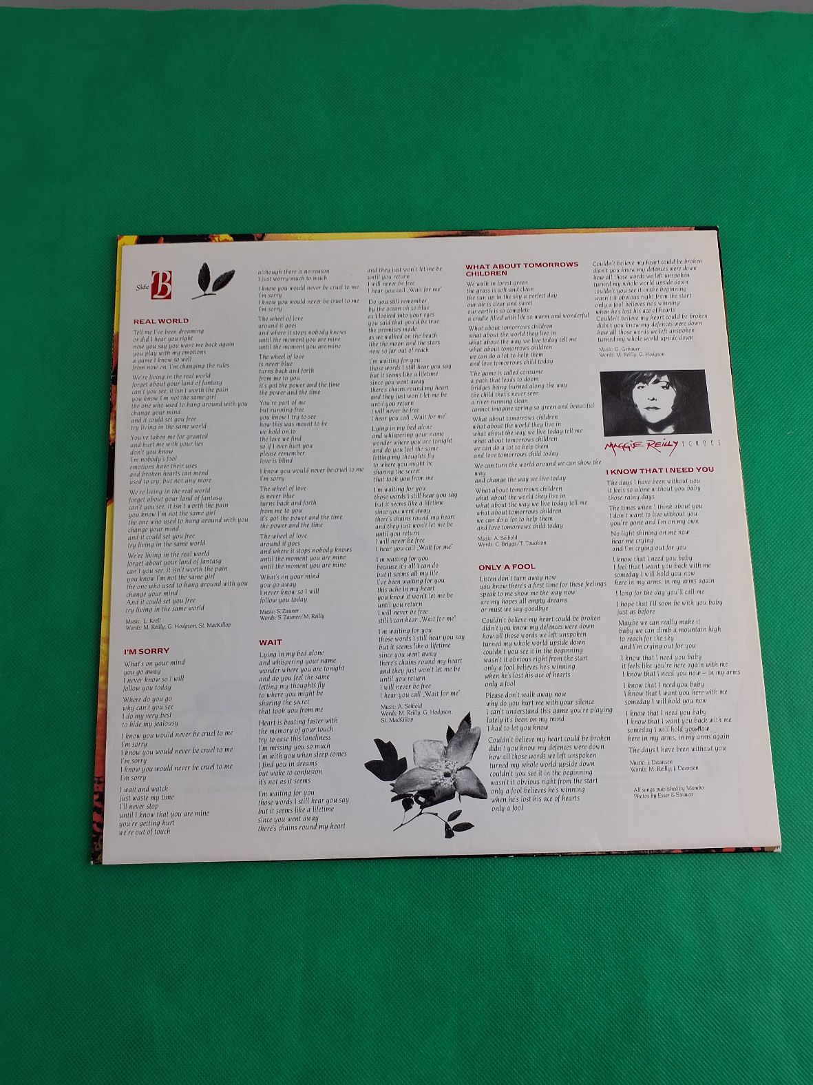LP: Maggie Reilly. ECHOES