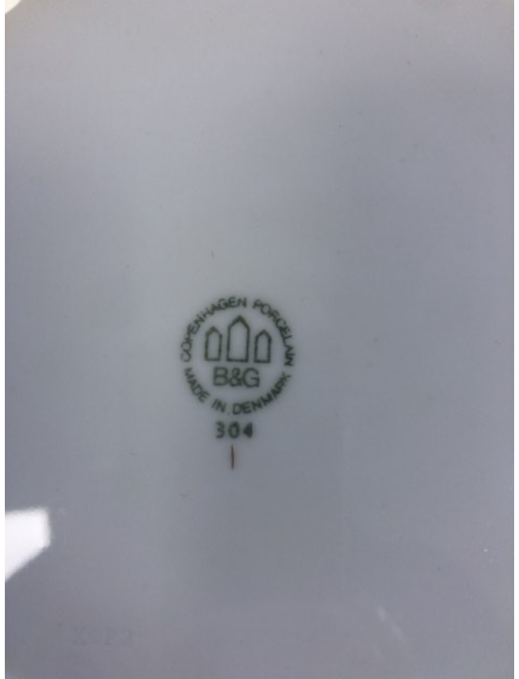 B&G Mågestel m. monogram