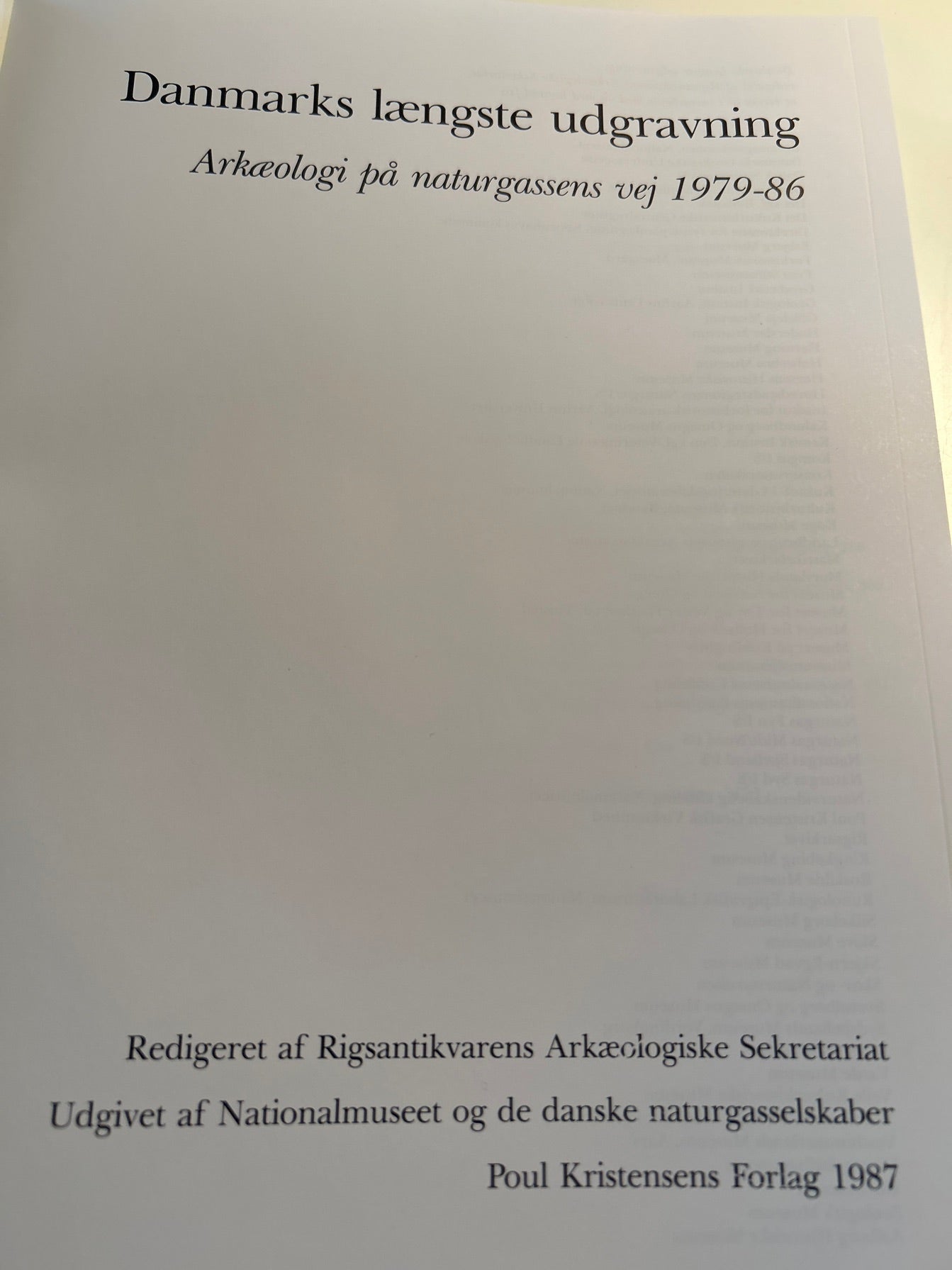 Danmarks længste udgravning