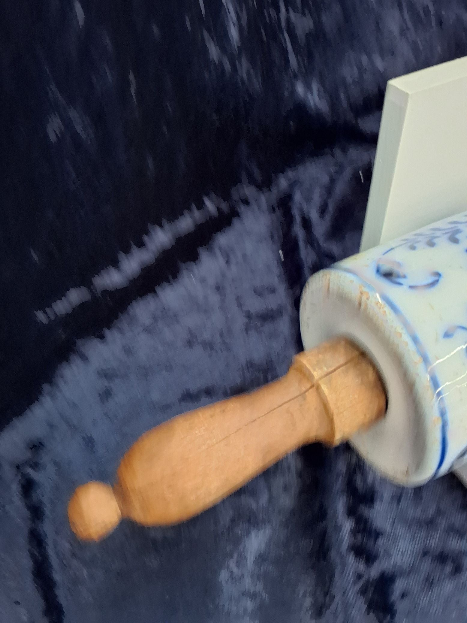 Antik porcelæns kagerulle