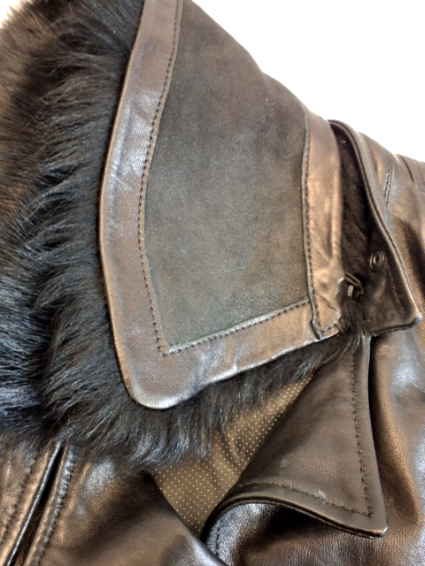 Massimo Dutti Skind Jakke (G868)