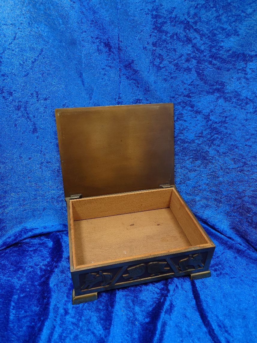 Vintage bronzeæske