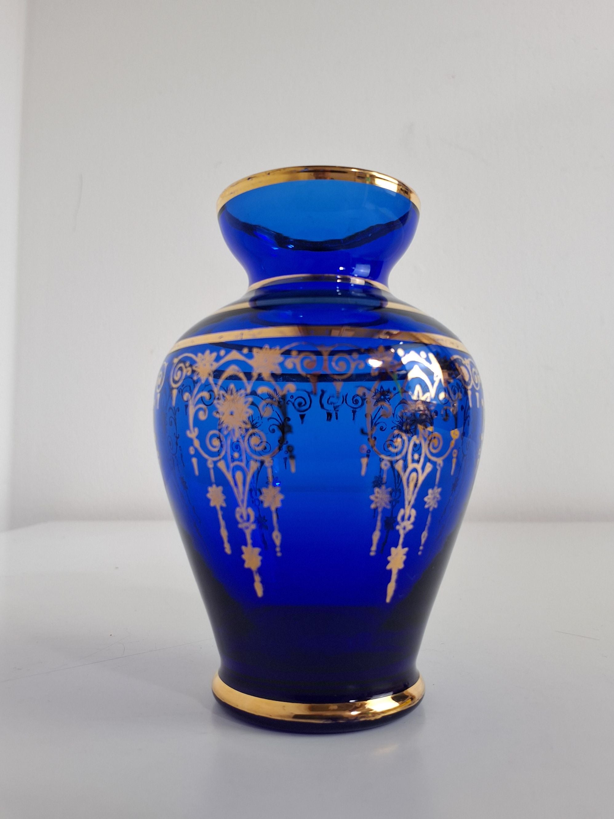 Kobolt blå vase