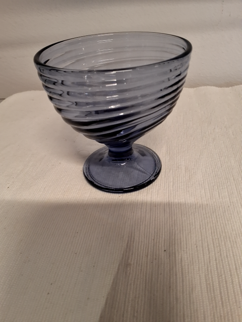 1 stk. Blå portionsglas