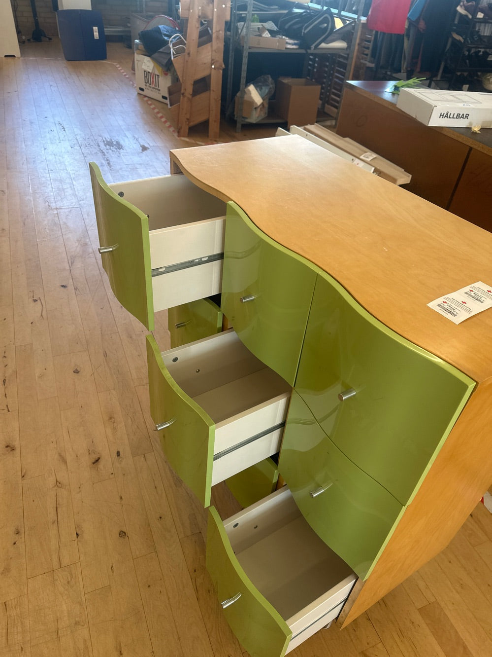 Kommode – Tomas Jelinek – Vajer – Green – Cabinet – IKEA – 1995