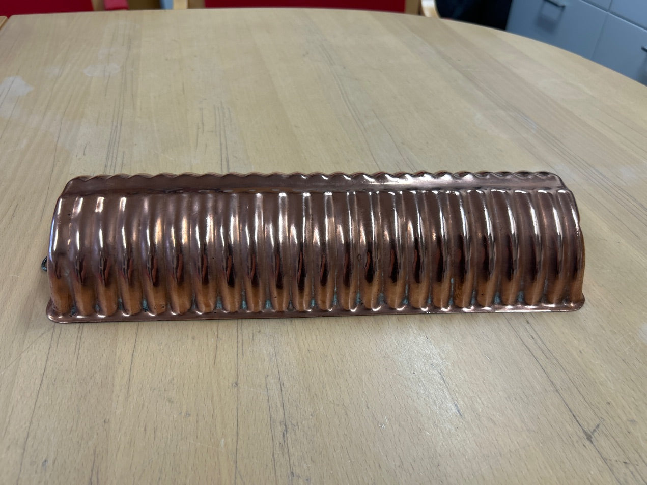 Vintage bageform i kobber – 34 cm