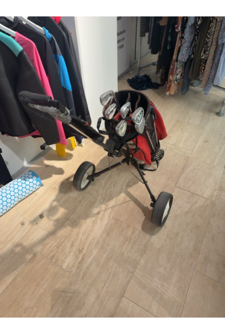 Golfbanen med køller
