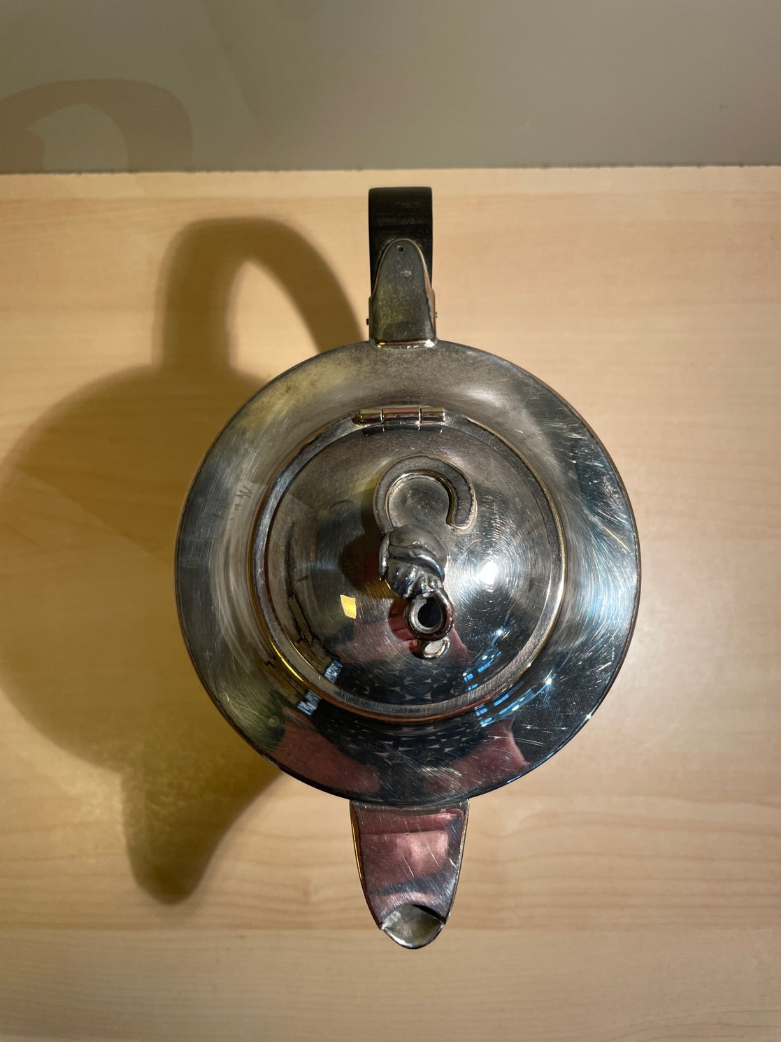 Kaffekande af sølvplet