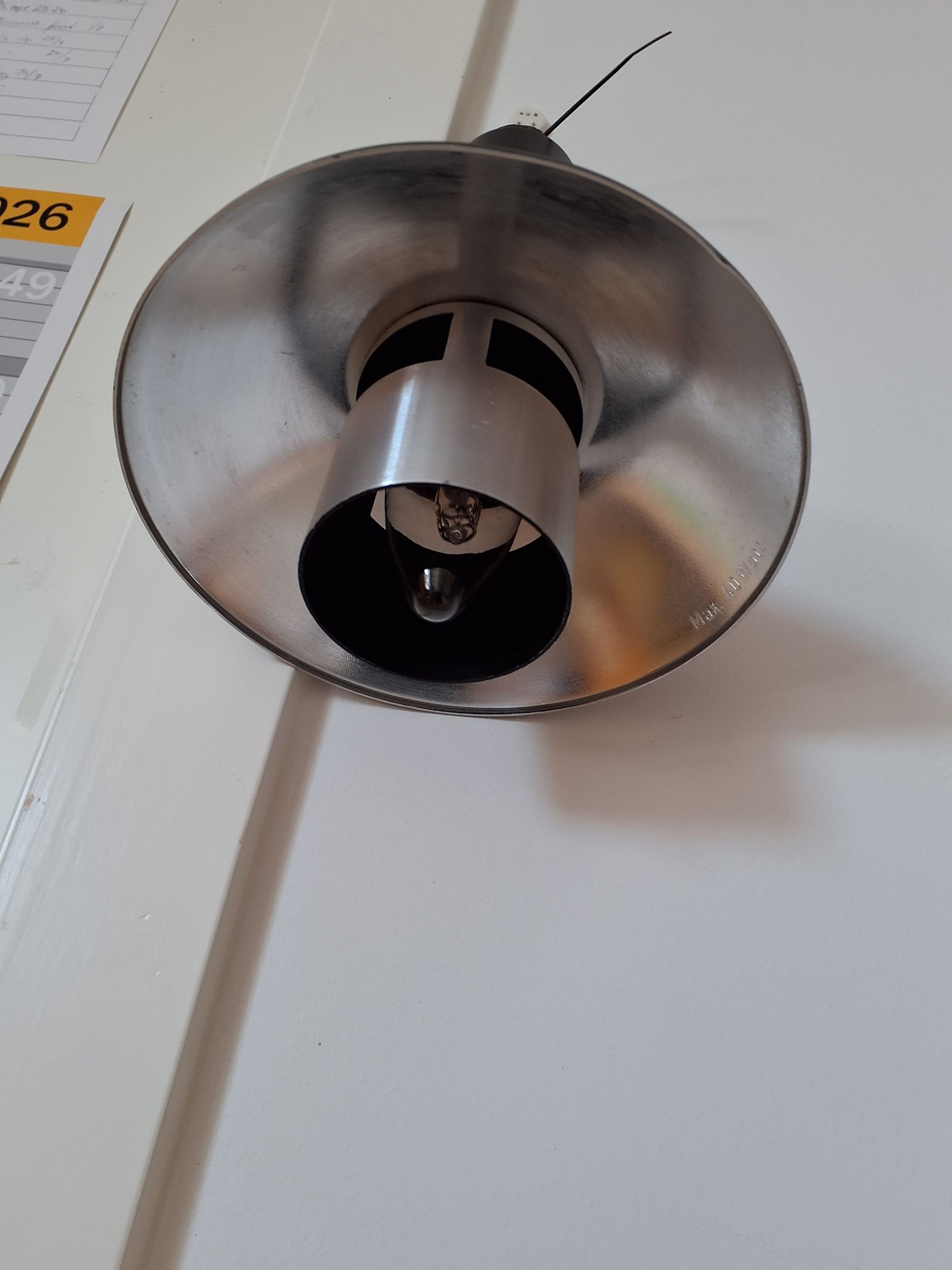 Loftlampe.