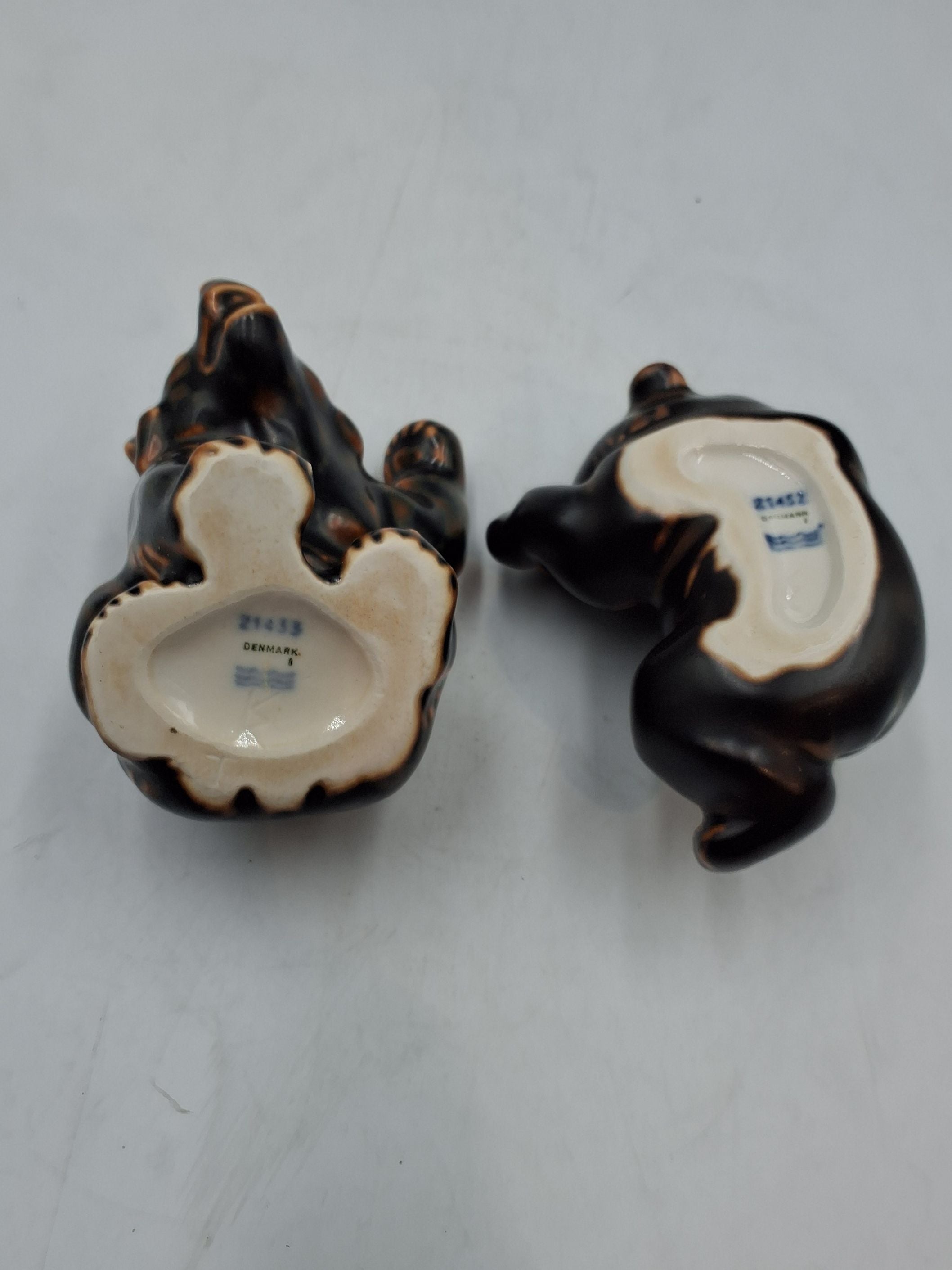 2 bjørnefigurer Royal Copenhagen