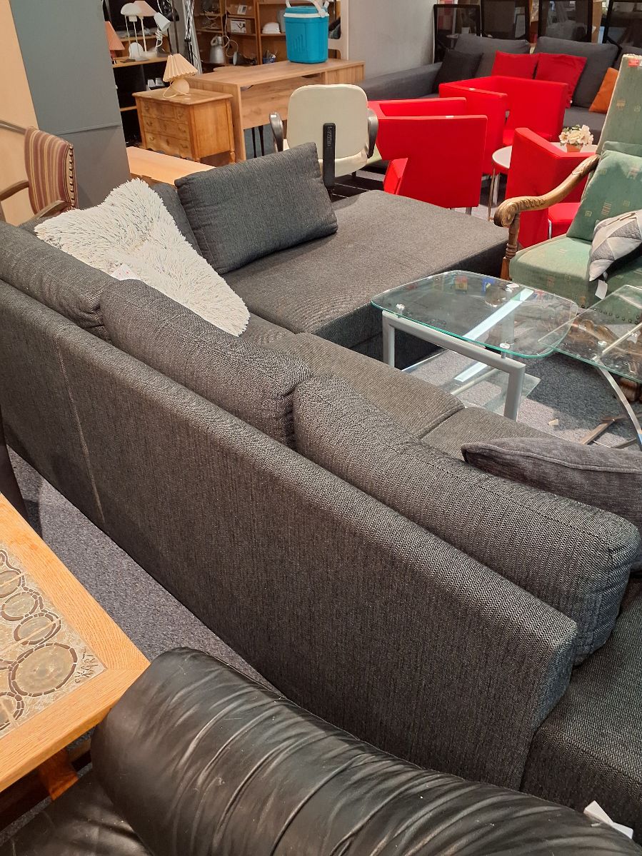 Sofa gråsort