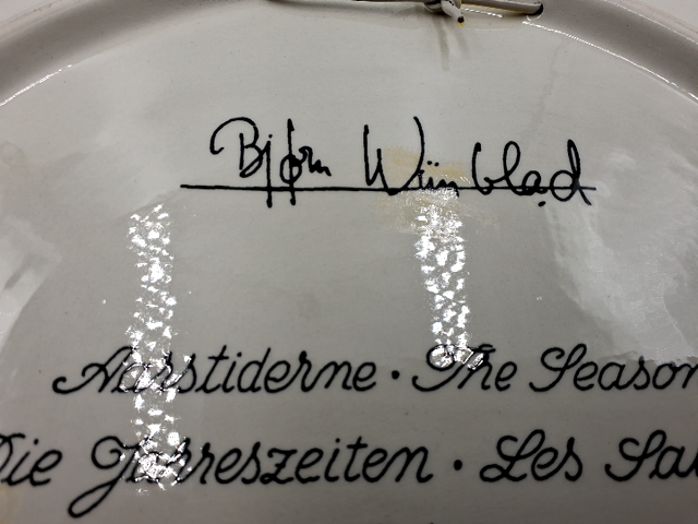 Bjørn Wiinblad Storeplatte/fad