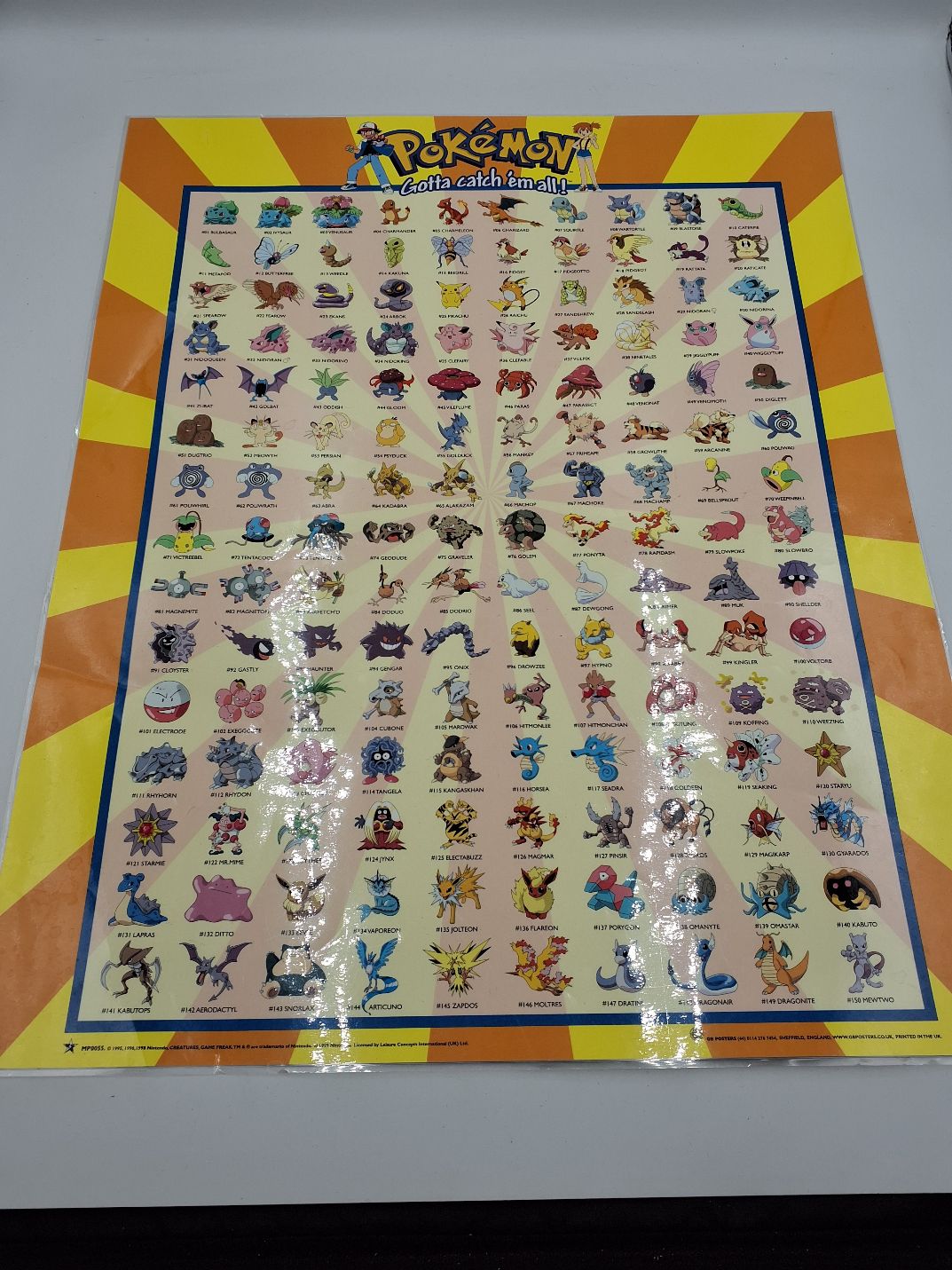 Vintage Pokémon plakat