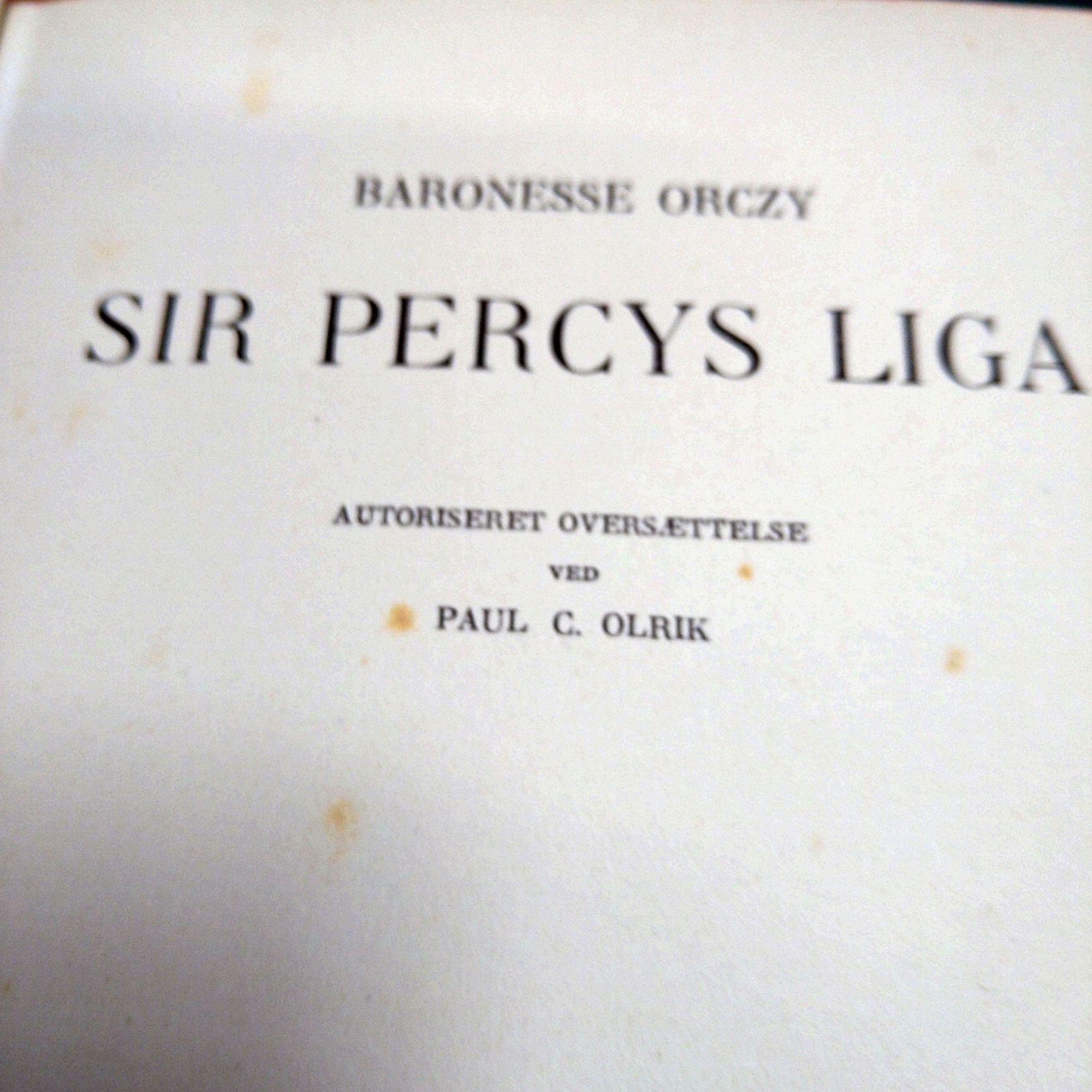 Den røde pimpernel.
