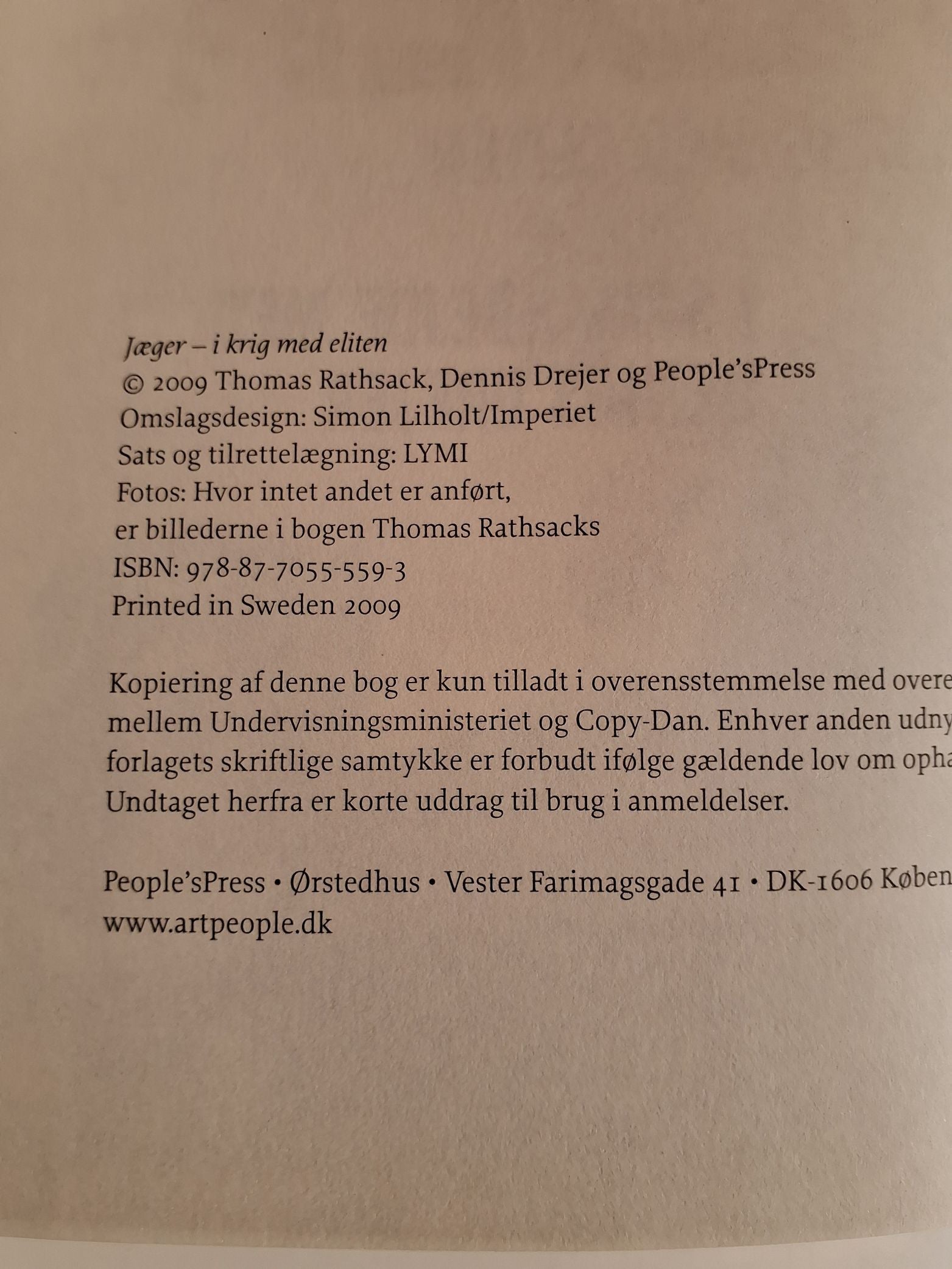 Jæger, Thomas Rathsack