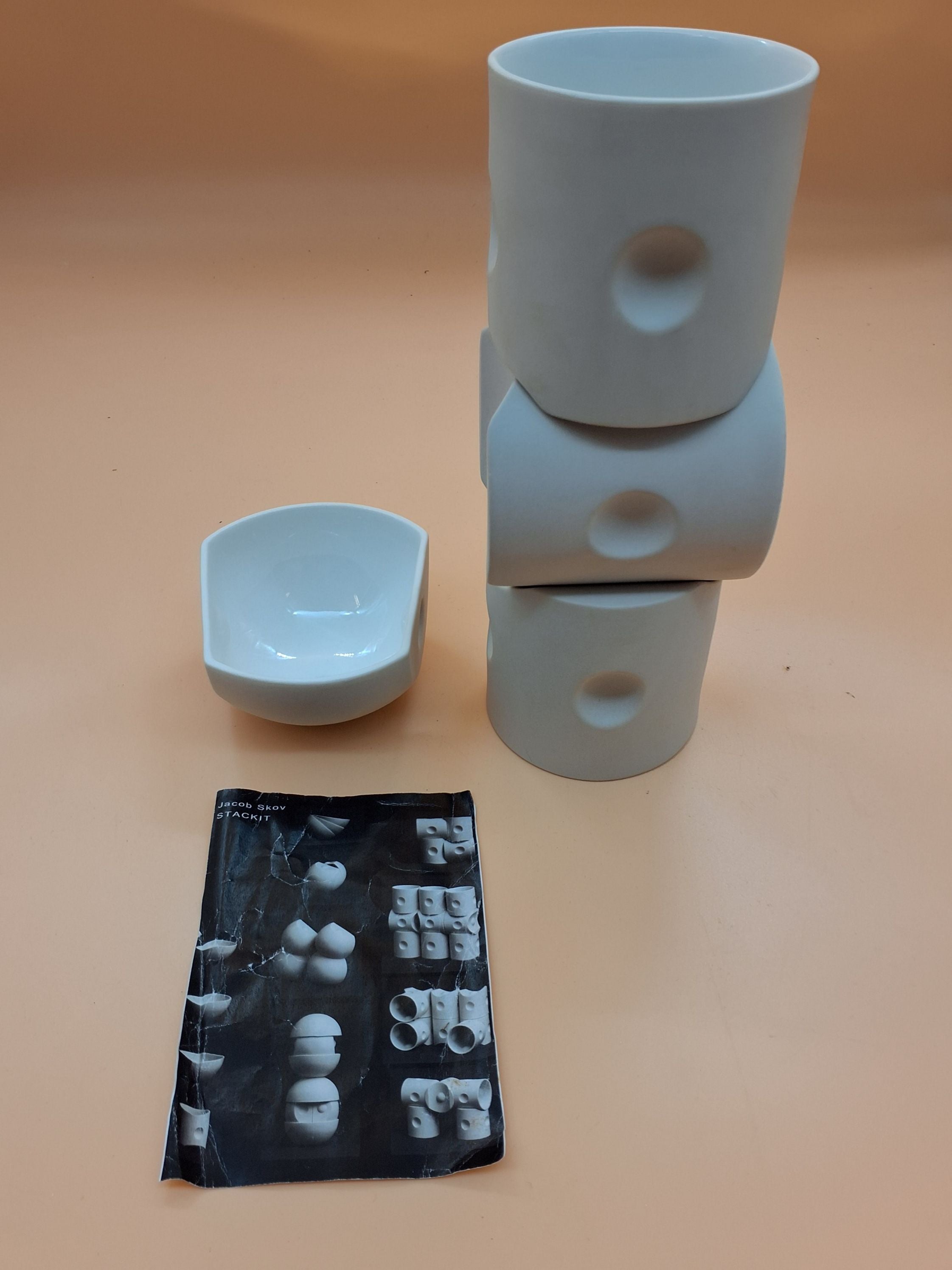 Jacob Skov sæt Stack it af stabelbart porcelæn