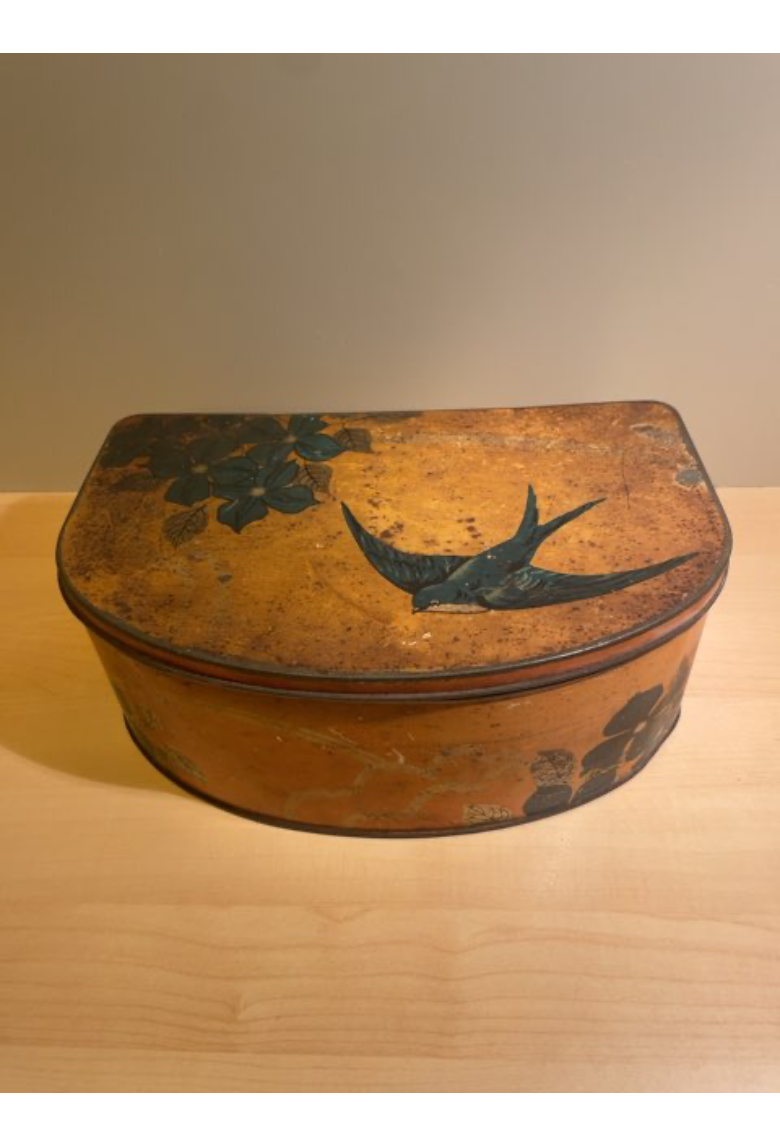 Vintage Blue Bird Toffee dåse