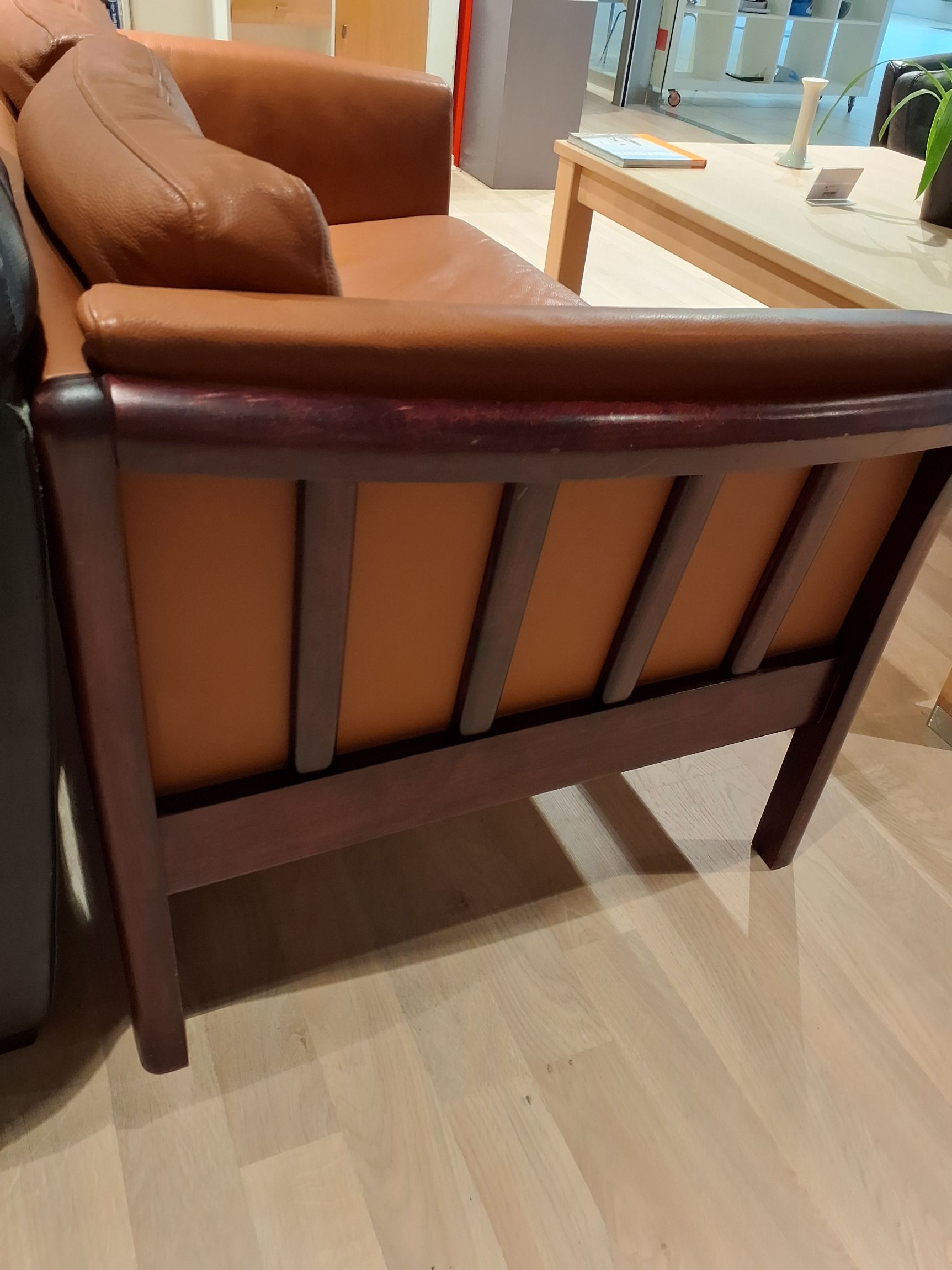 2 personers lædersofa