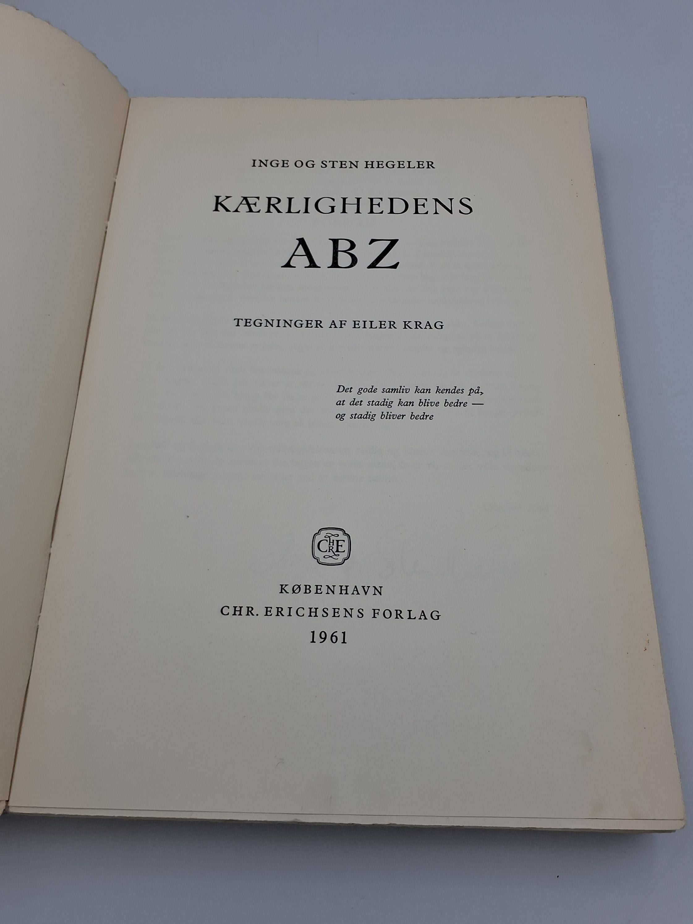 Bog: Kærlighedens ABZ...