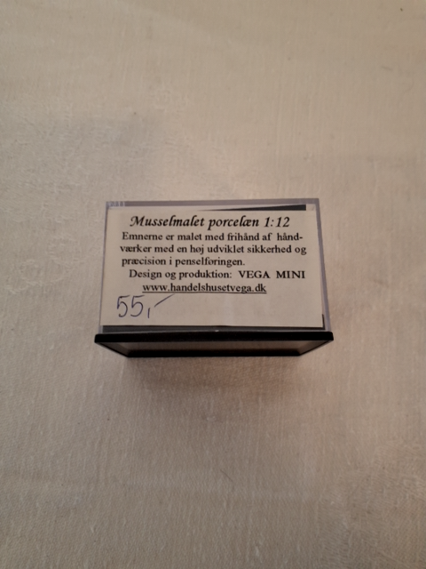 Vega Mini musselmalet porcelæn