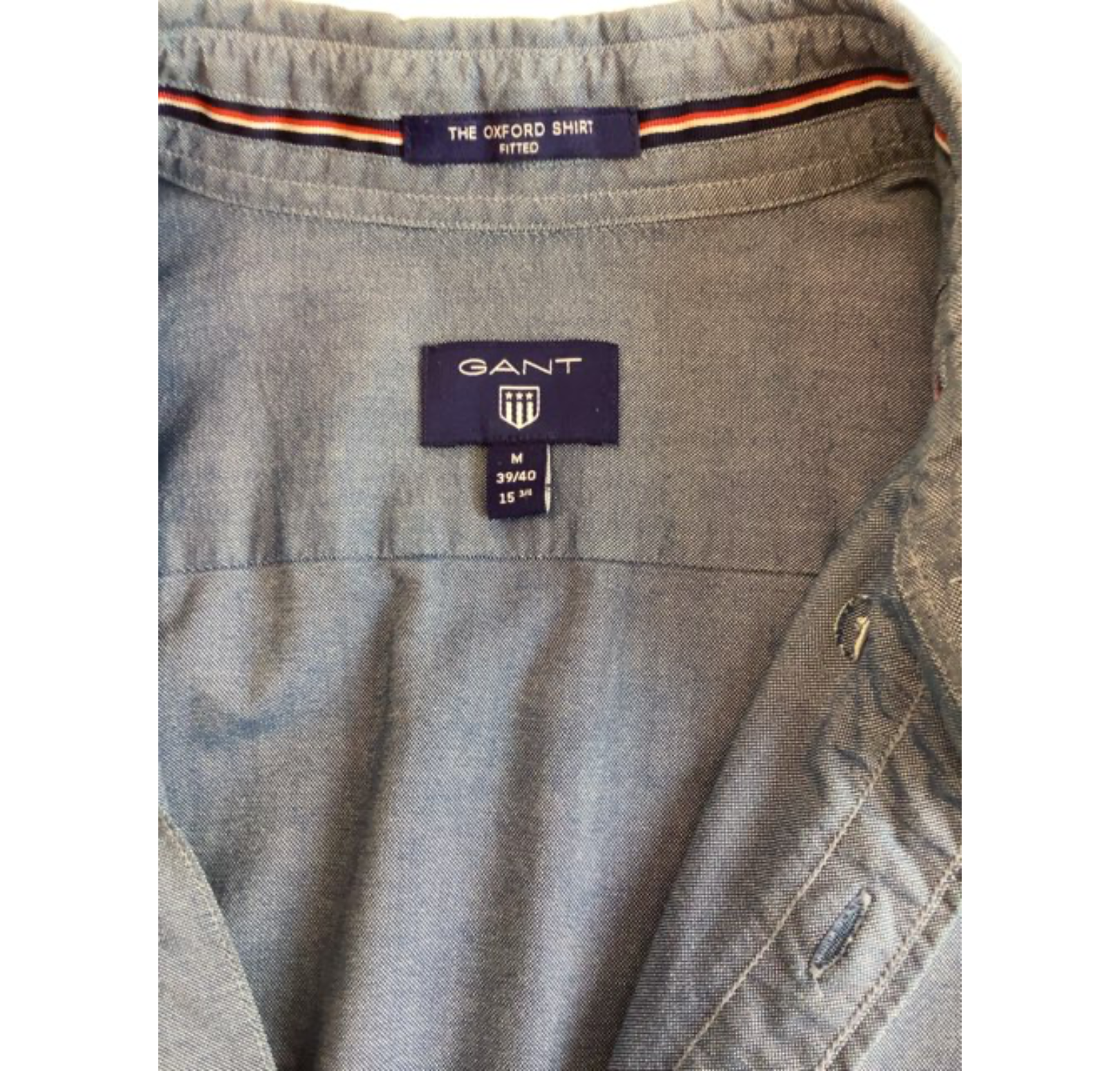 Gant Oxford skjorte fitted i bomuld (O833)