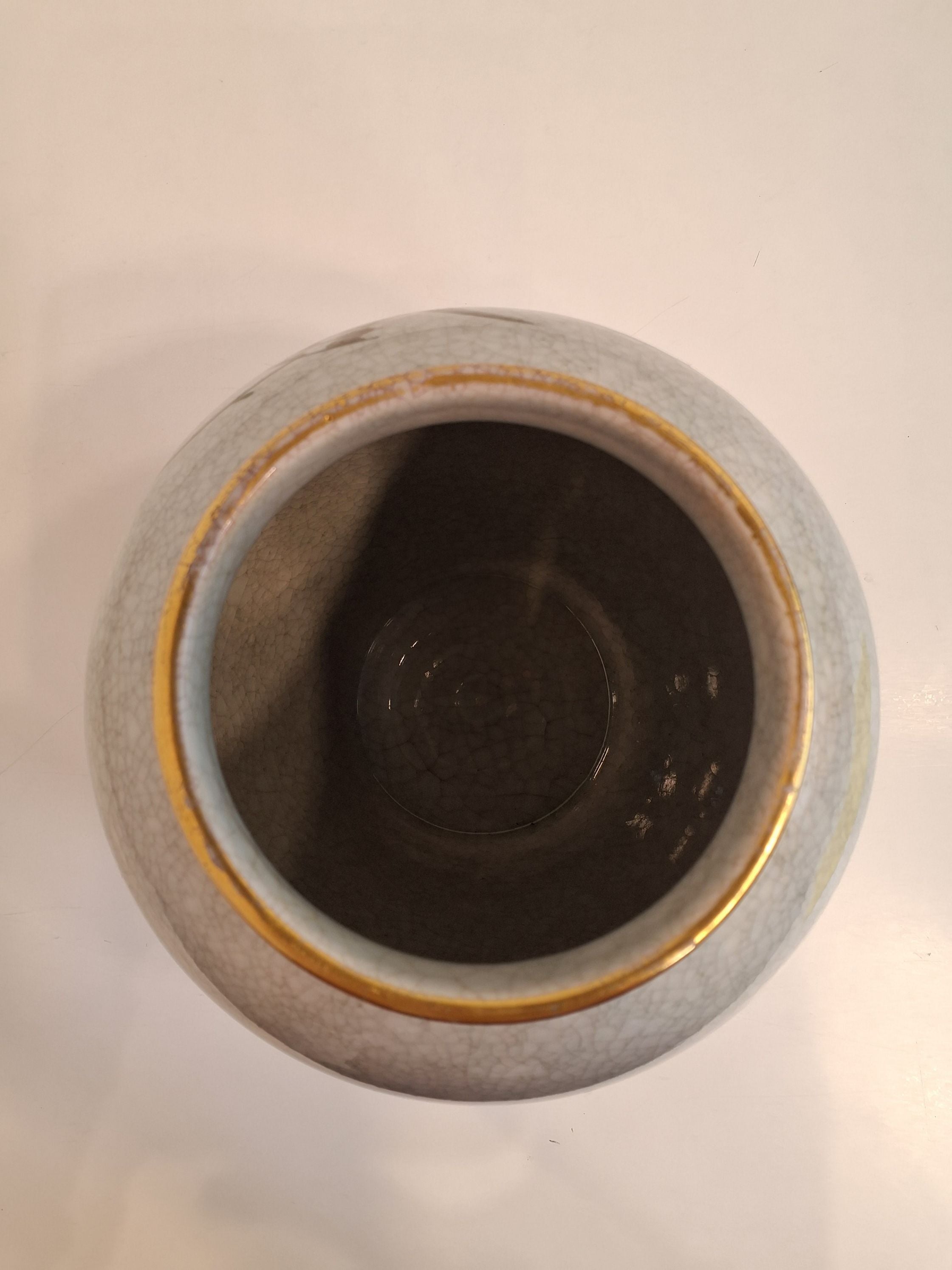 Krakeleret Lyngby vase