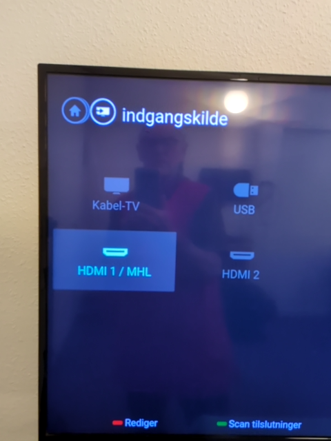 Philips 43" farve TV med fjernbetjening
