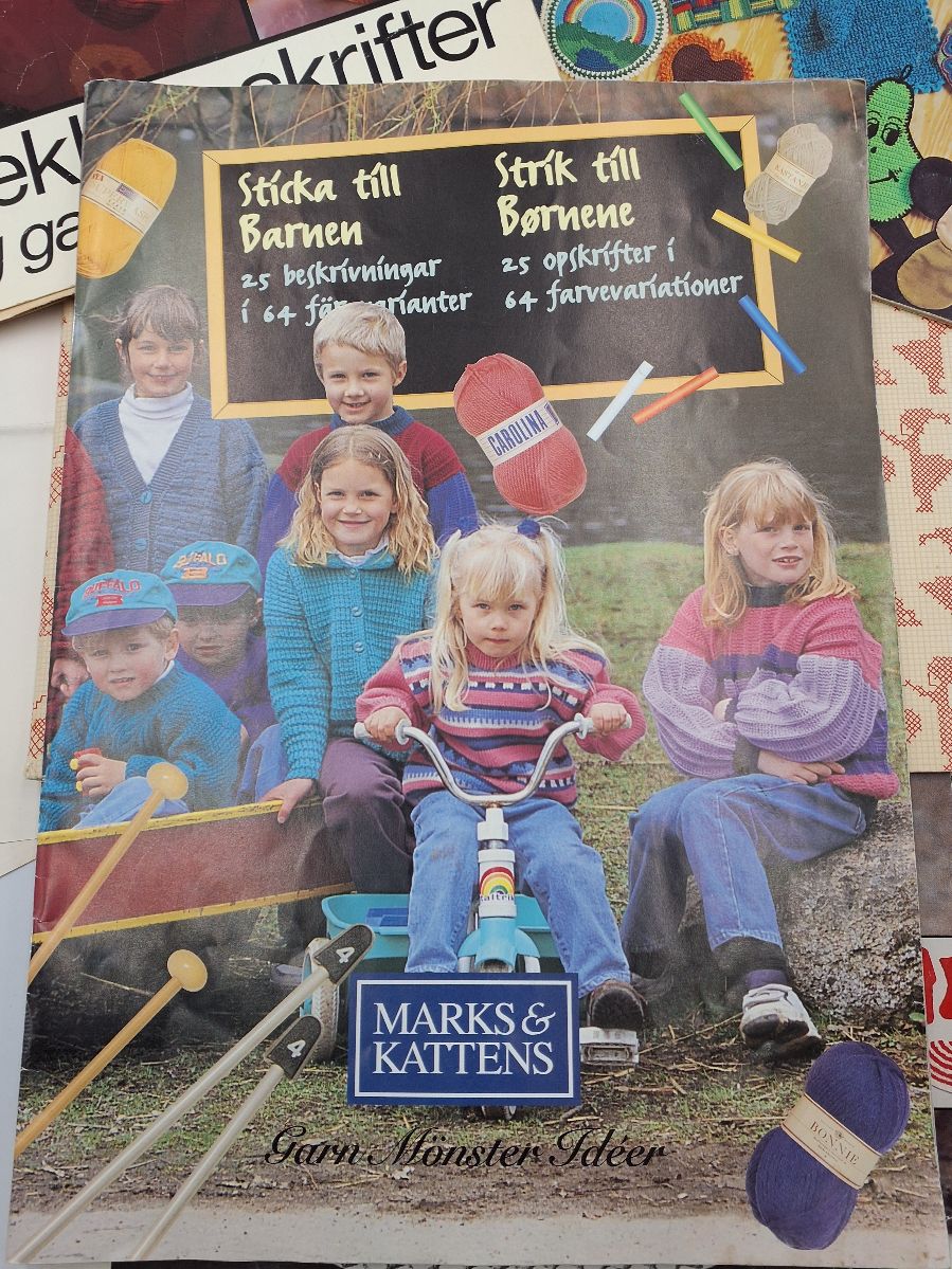 Vintage strikkeopstrifter