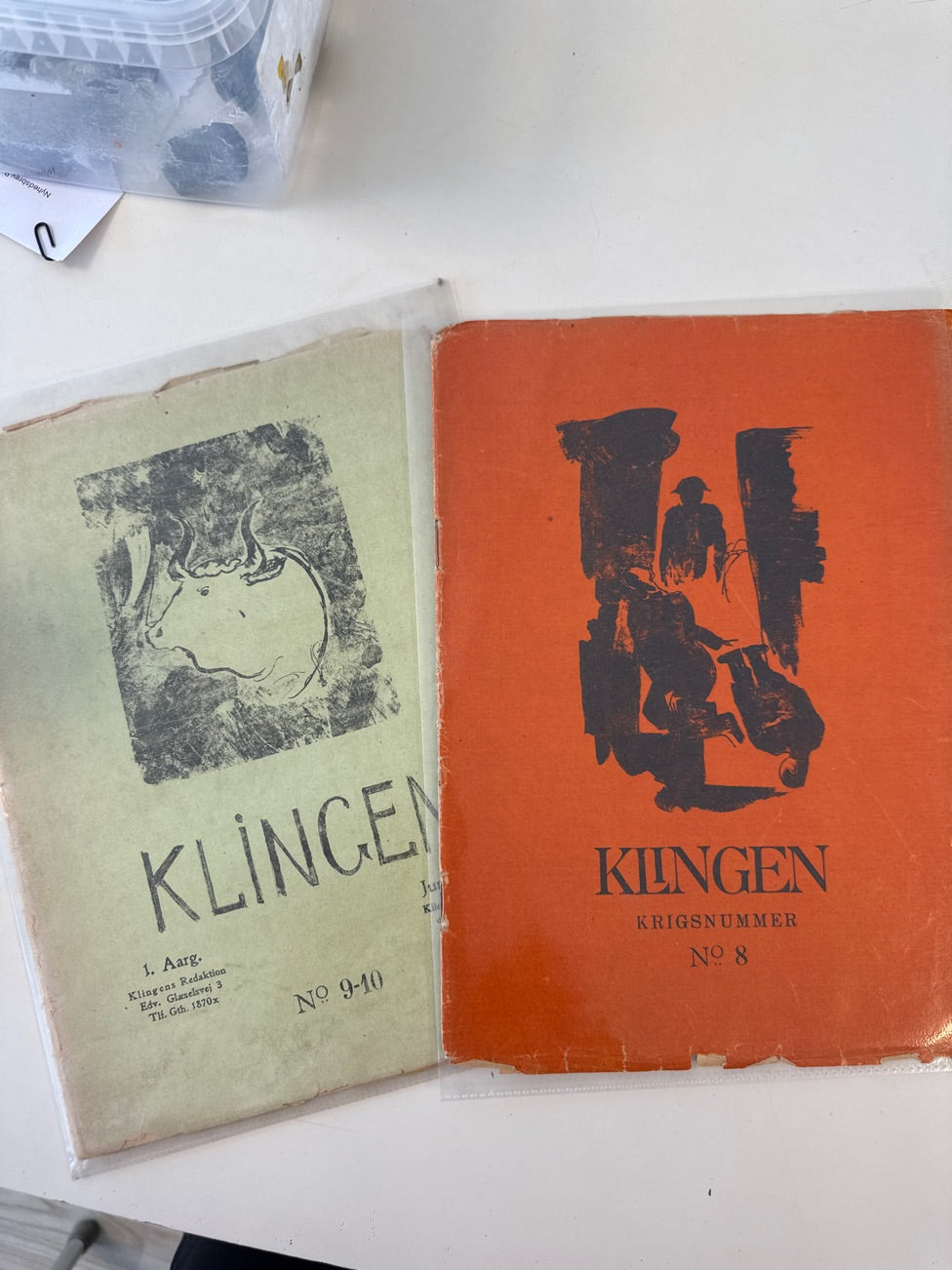 Blad samling 10 stk. "Klingen"