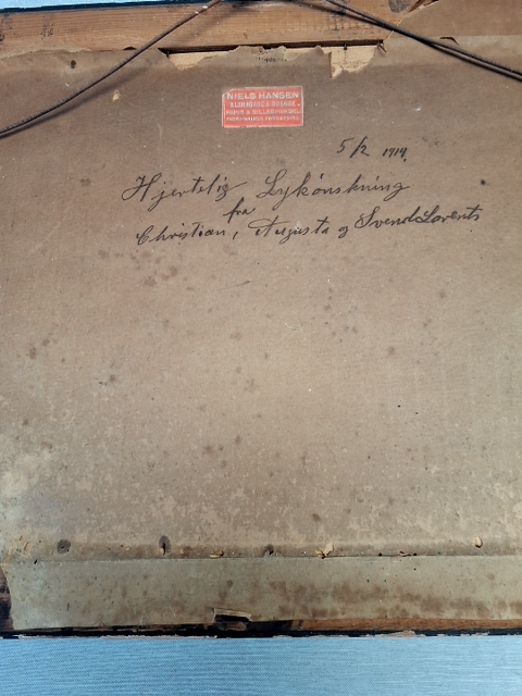 Antik billede fra 1914