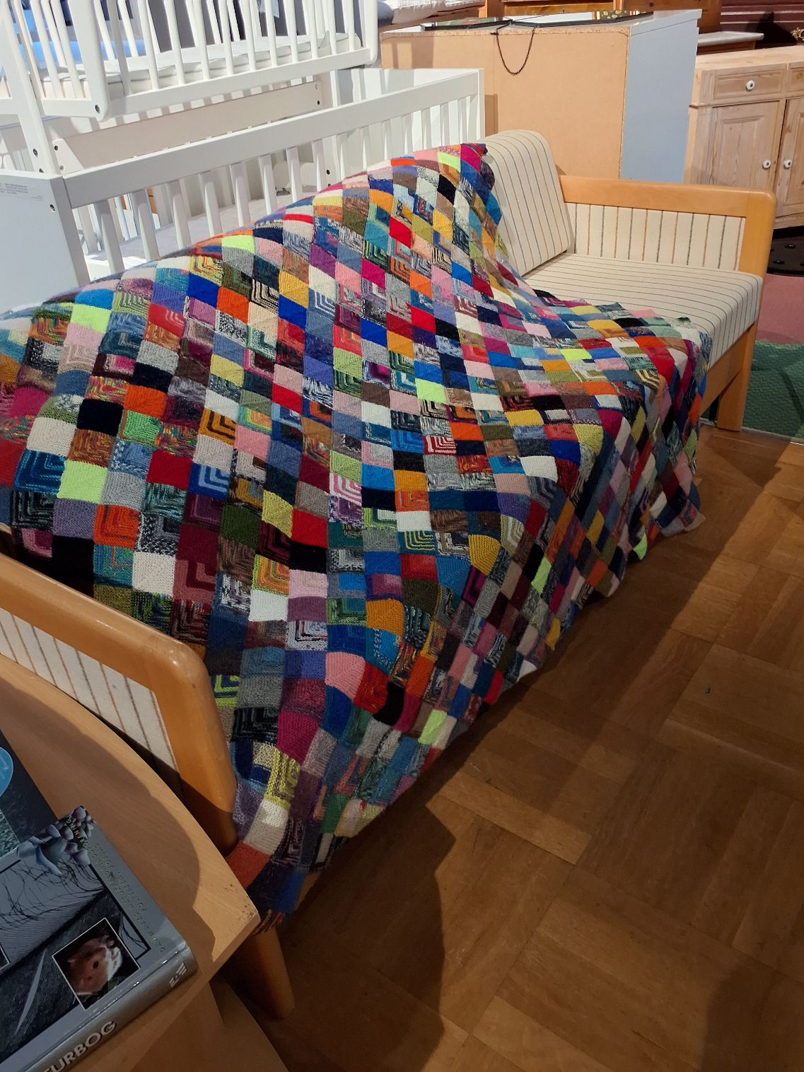 Unik strikket plaid