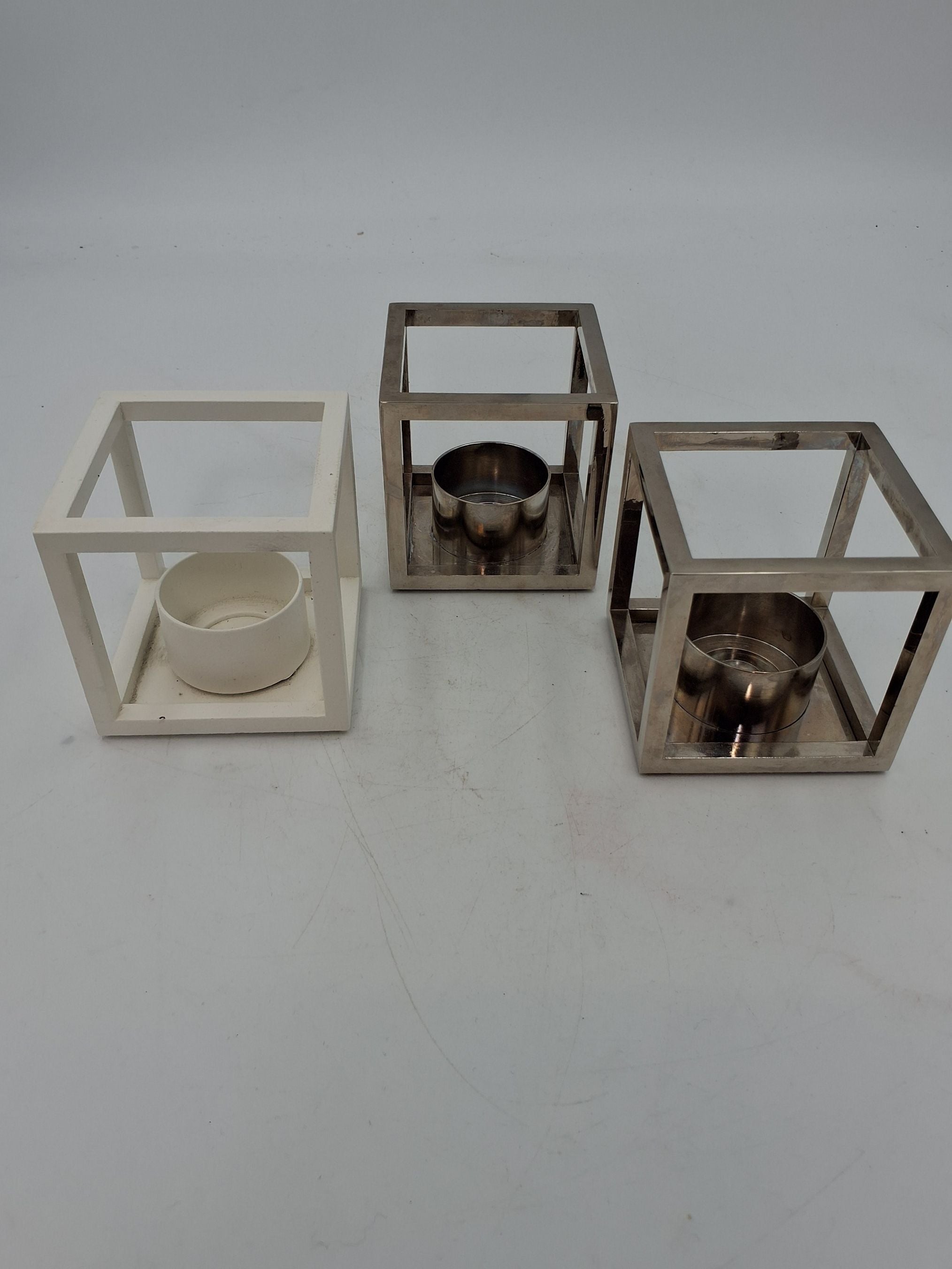 Kubus fyrfadsstager by Lassen 7x7x7 cm