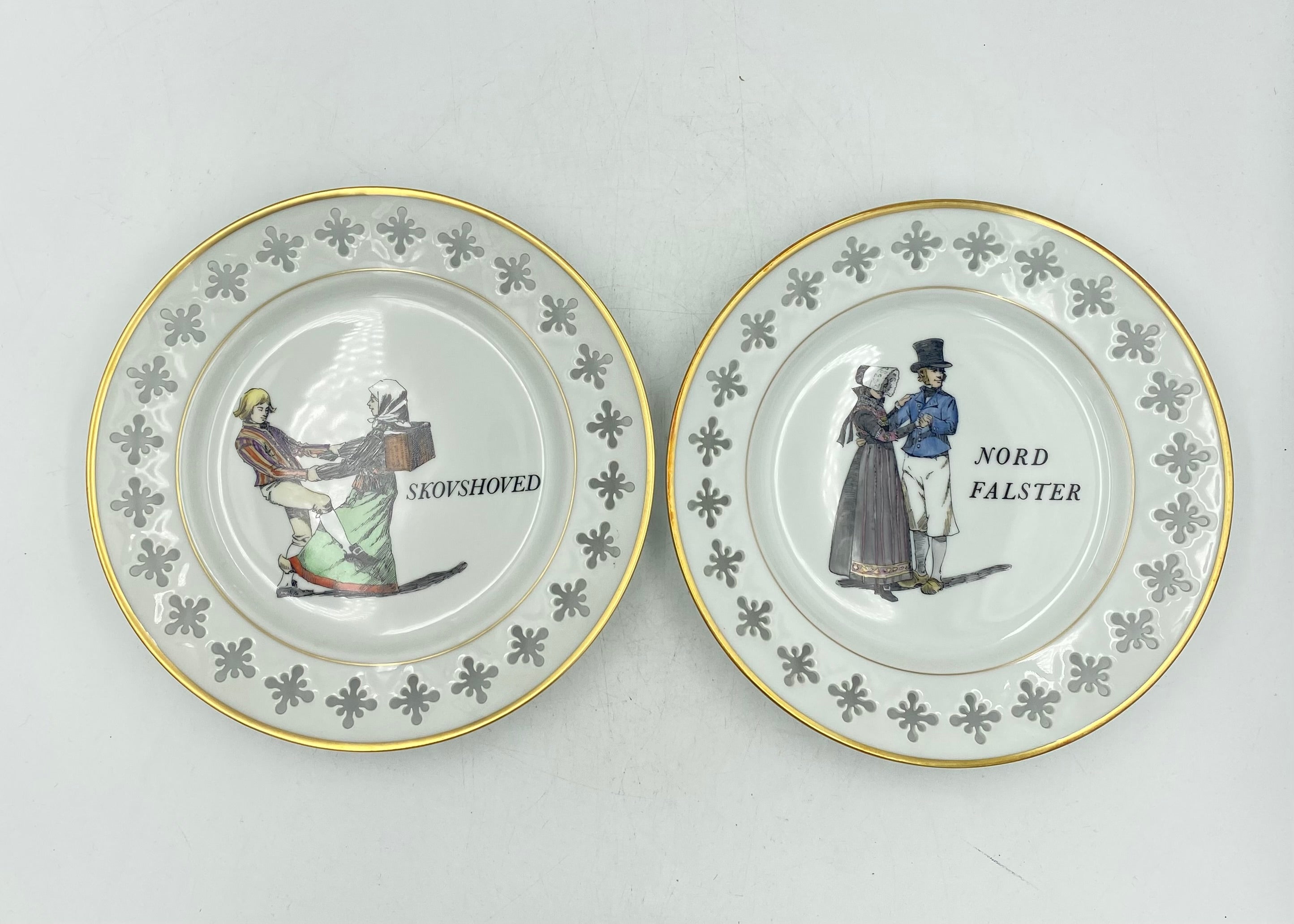 B&G - Folkedansere 5 stk. platter