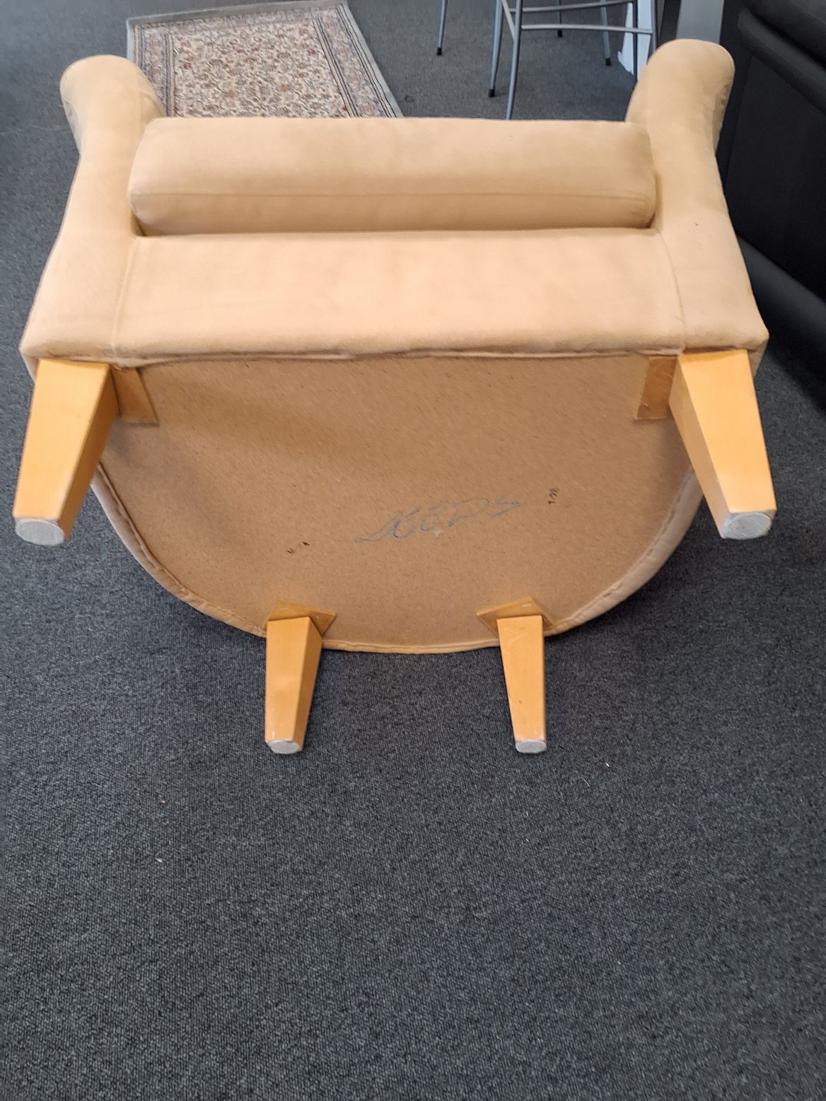 Beige lænestol