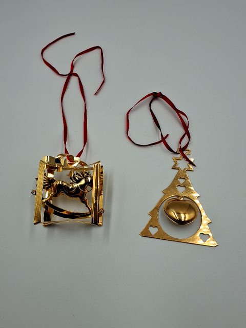 Georg Jensen Forgyldt Juleornamenter