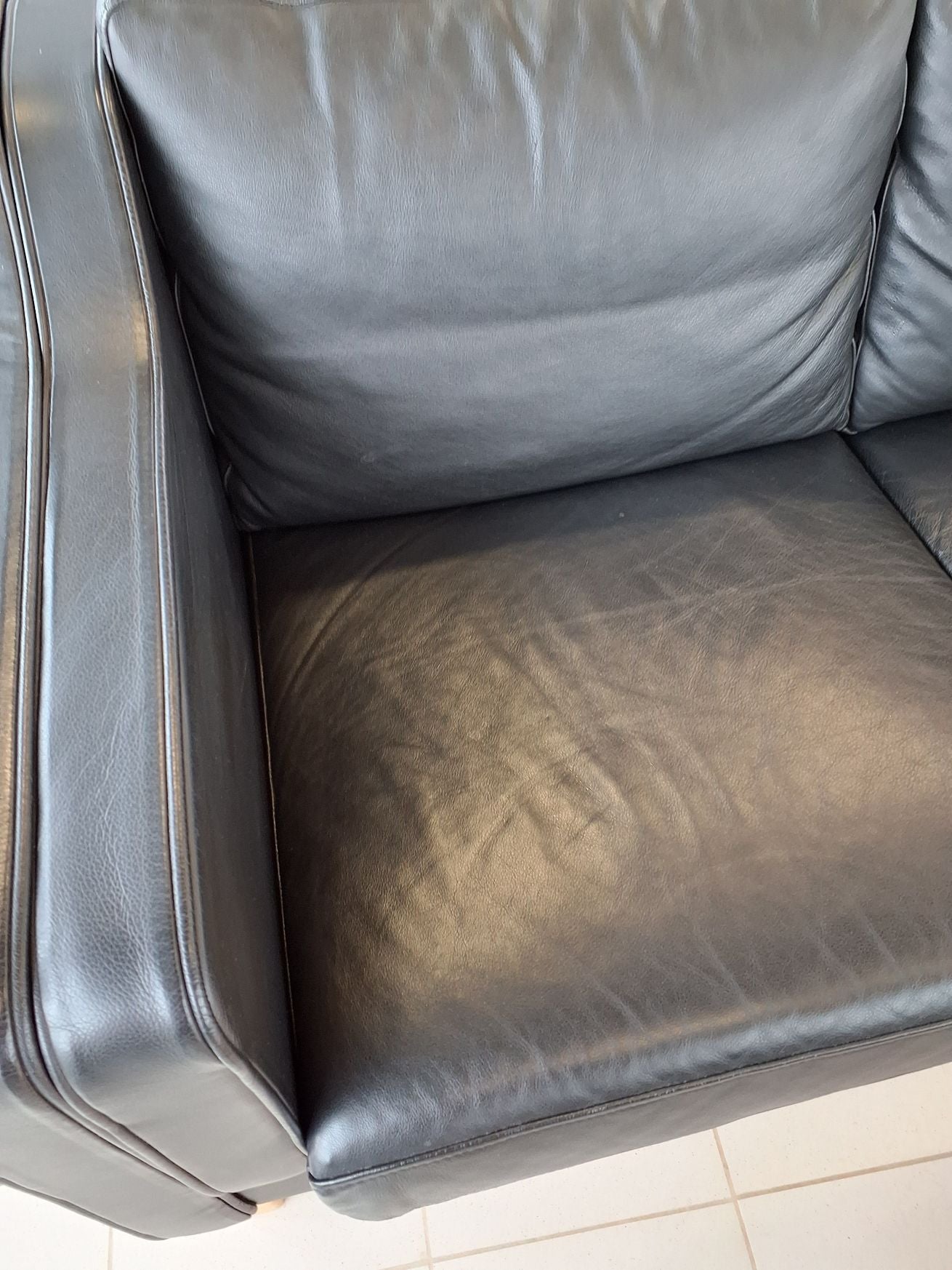 Claus holm lædersofa 2 pers