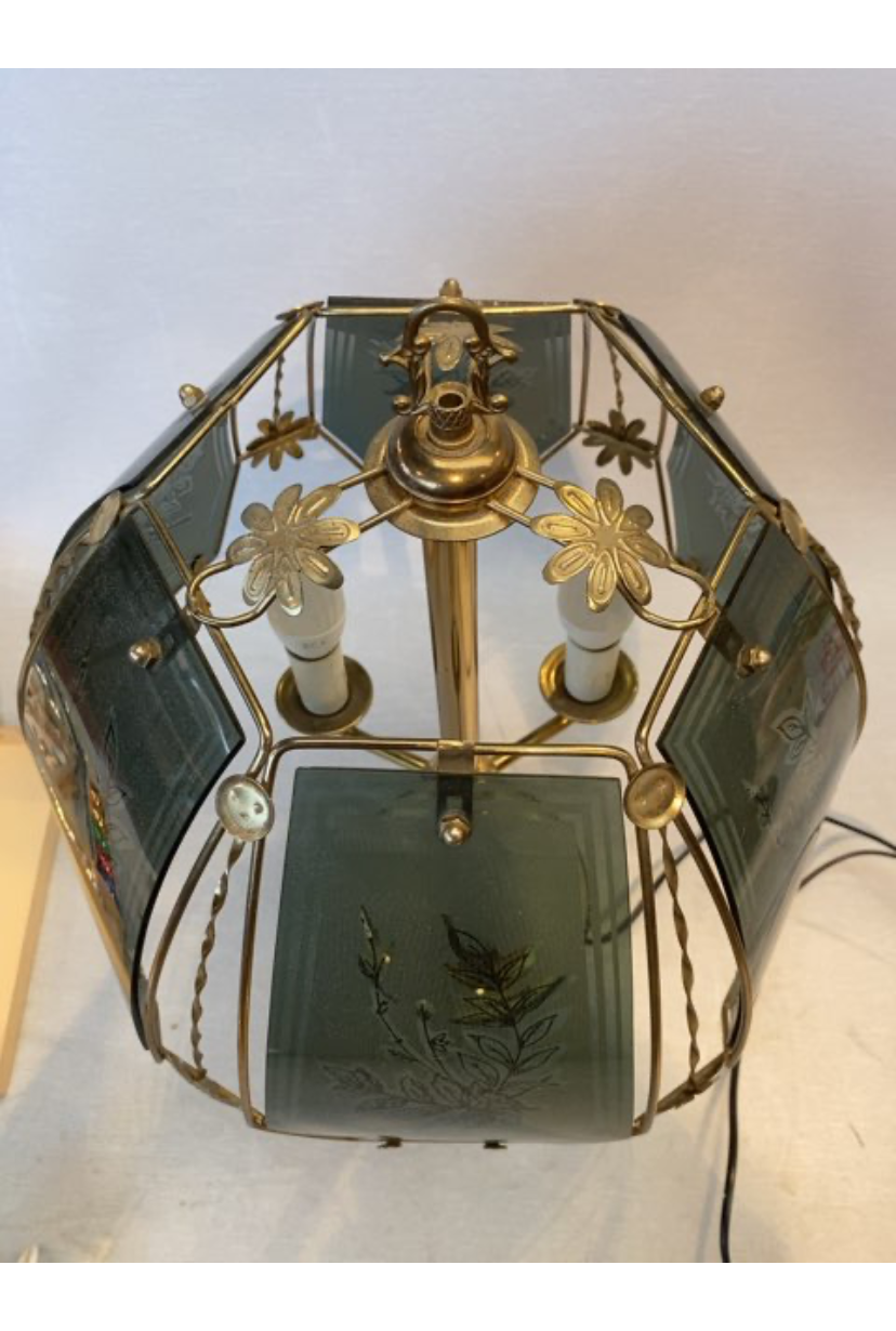 Messing skrive bords lampe